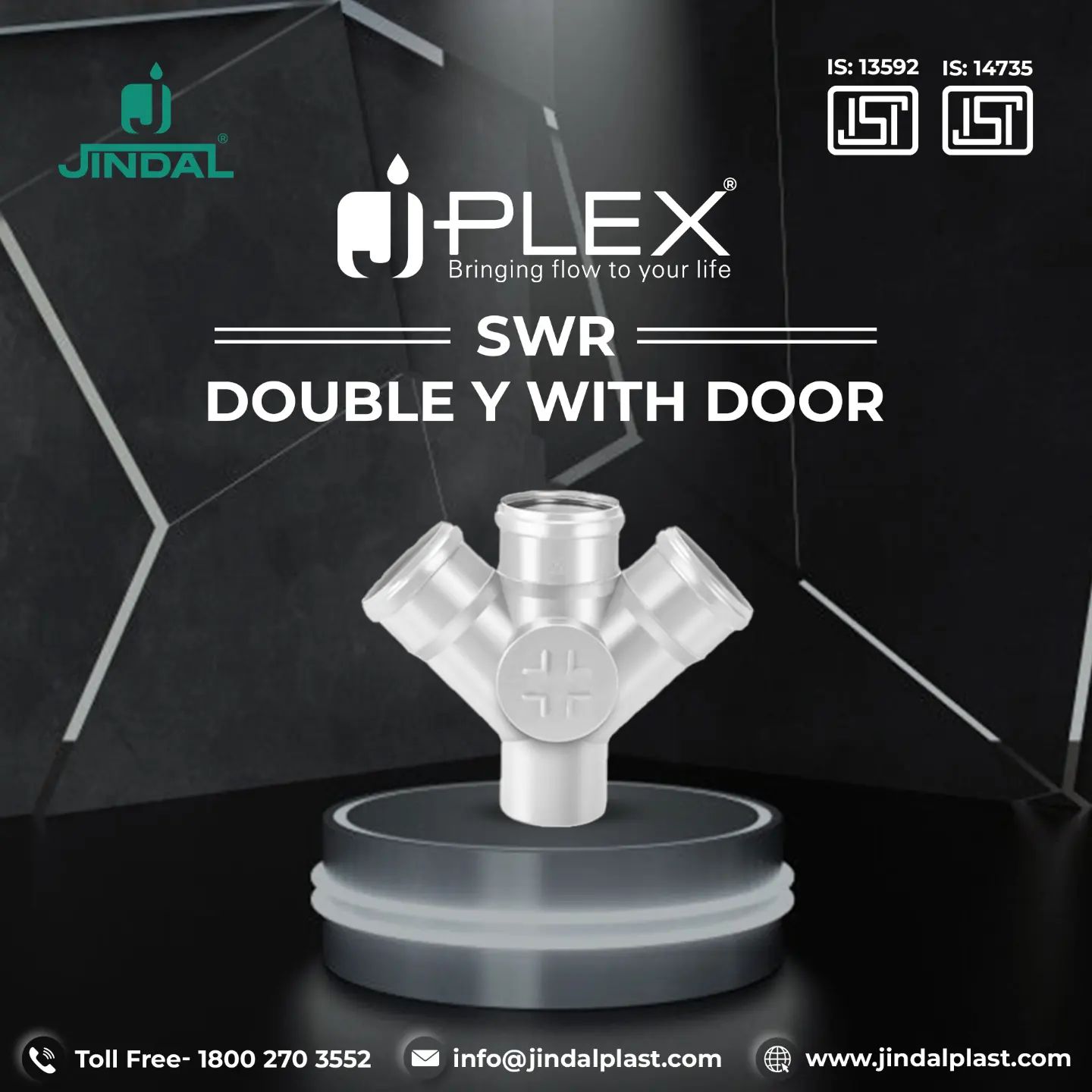 Jindal Plast - SWR Pipes and Fittings