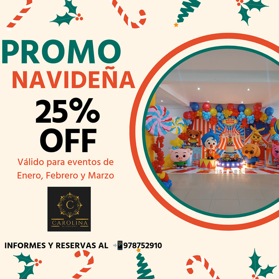 🎄 *PROMO NAVIDEÑA* 🎄 ‼️No... - Carolina - Salón de Eventos | Facebook