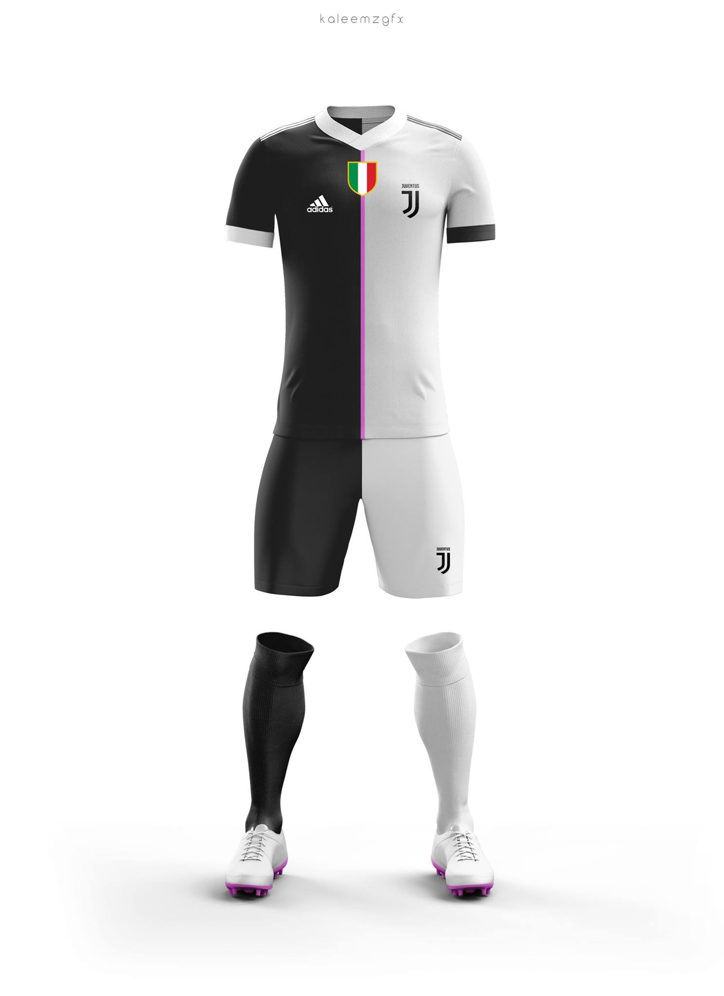 The Juventus 120th-anniversary kits. 😍