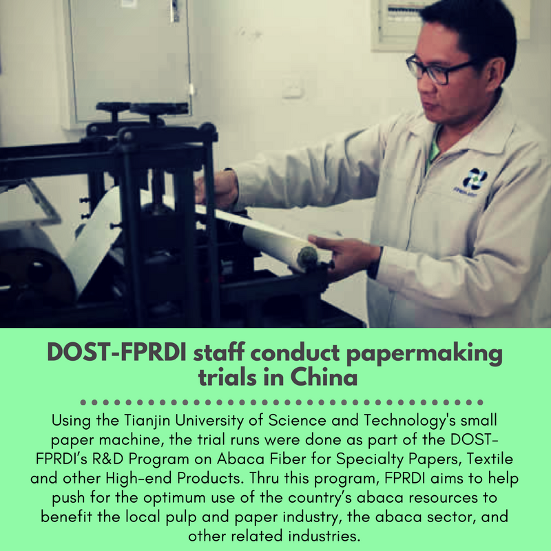 DOST-FPRDI - DOST-FPRDI staff conduct bench-scale production of ...