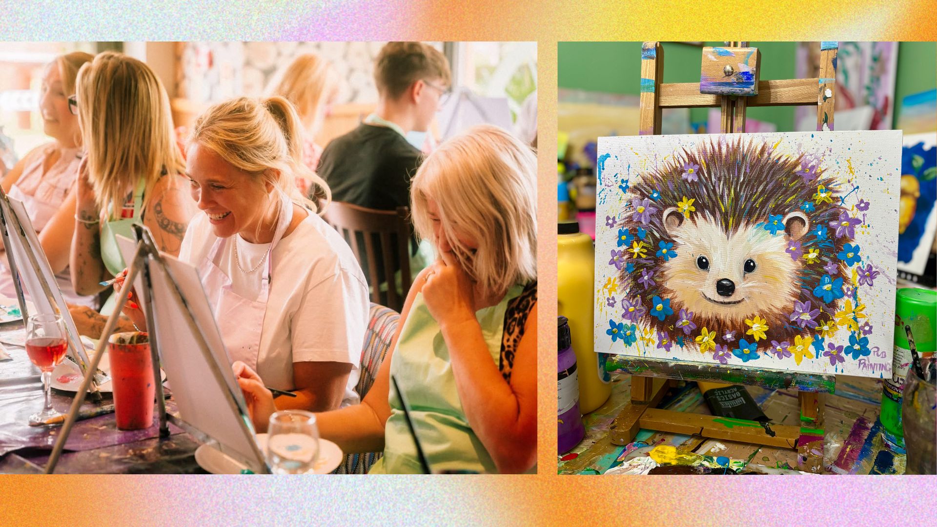 Pub Painting - Perfectly Batched Bar, Garforth - paint the 'Hedgehog'!