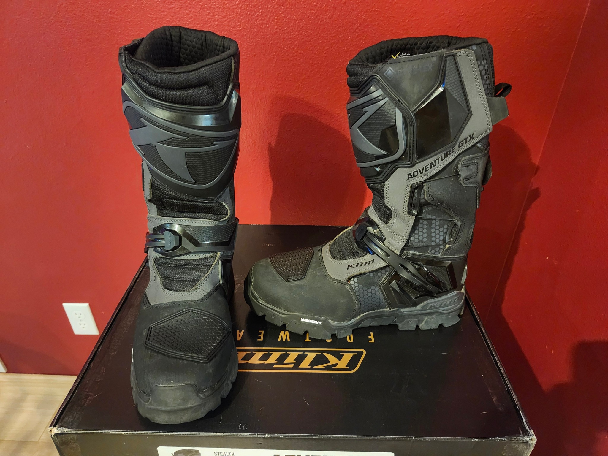 Tourmaster Trailblazer Mens Adventure Touring Motorcycle Boots Black 8 USA