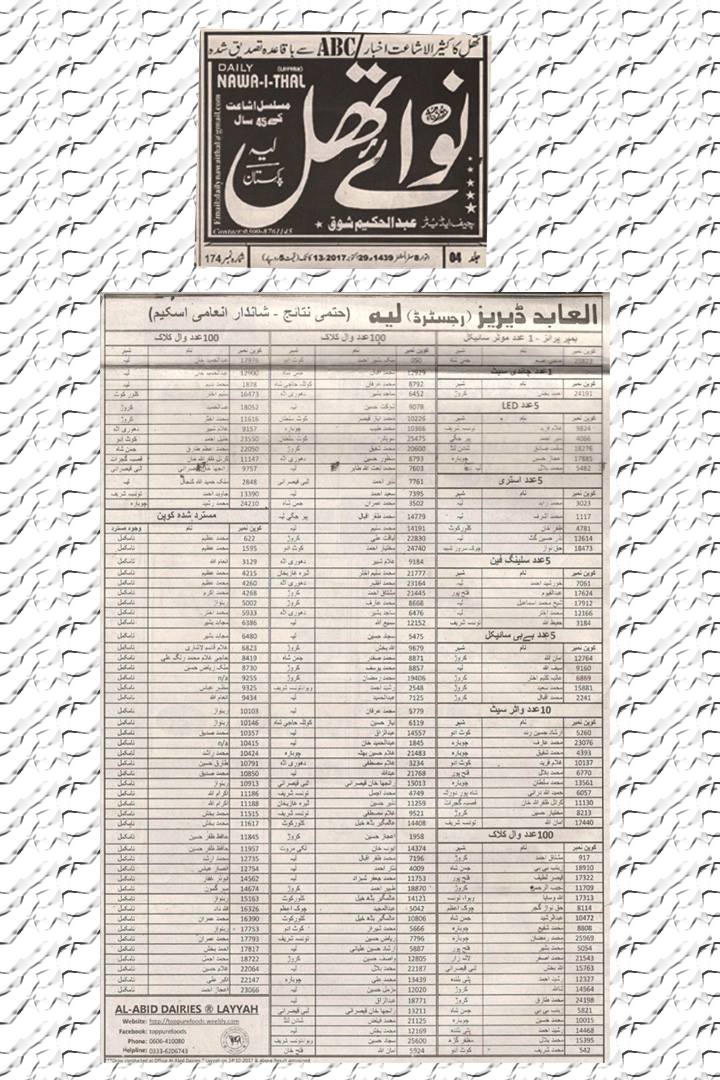 Al-Abid Dairies Layyah | Leiah