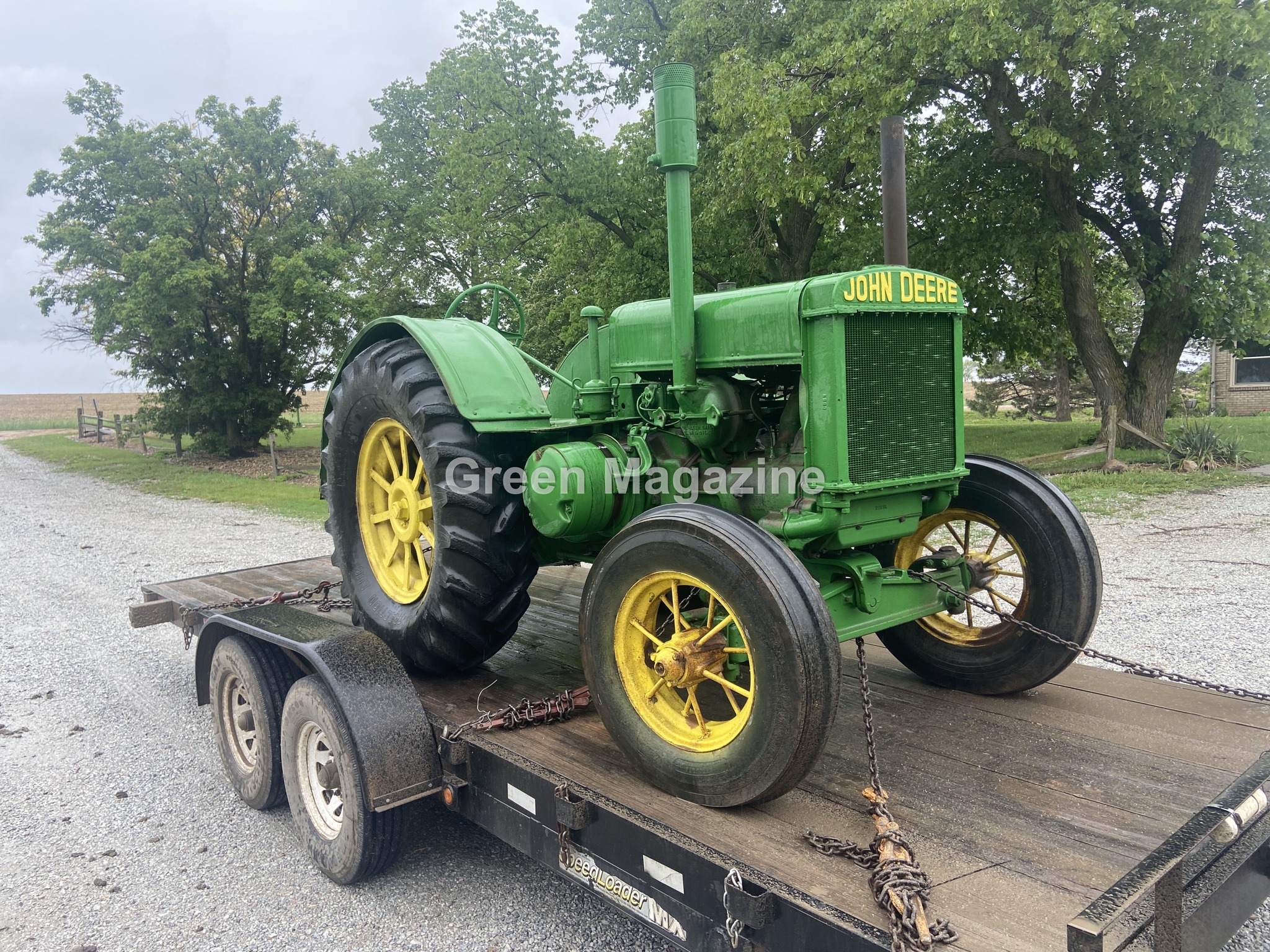 1933 tractor restoration project with fuel issues