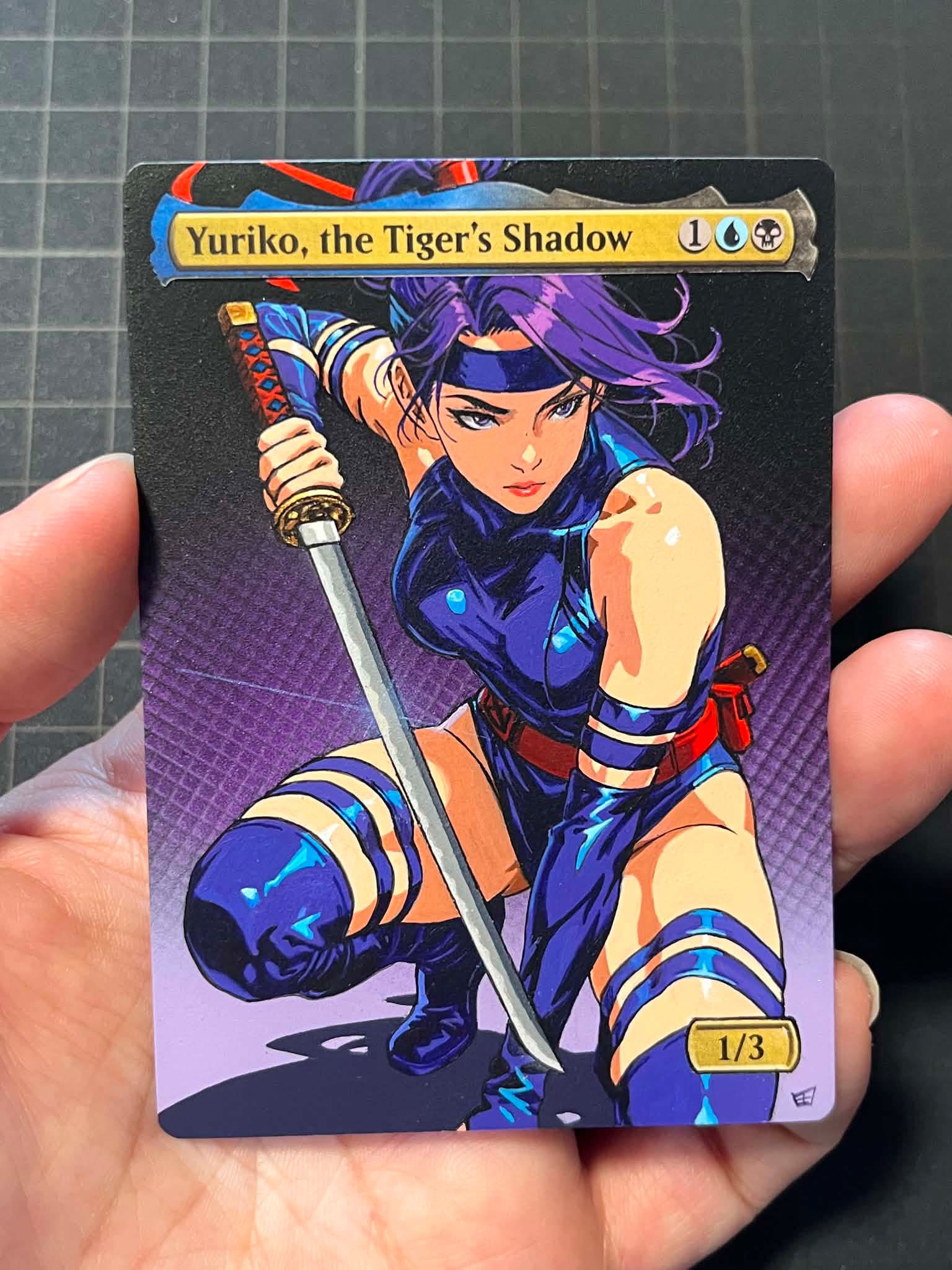 mtg card alter commissions Altered Art Colossification Hand Painted Altered Art Cards Local Pro Alters - Custom