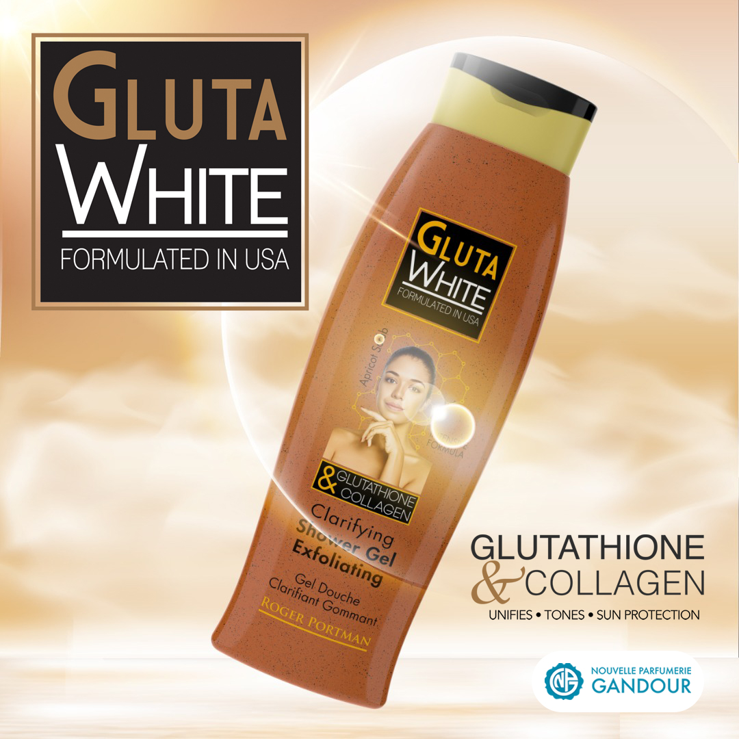 gluta white glutathione shower gel Formulated with glutathione, collagen and apricot nuts, deeply cleans pores and removes dead skin cells Online pharmacy UAE Low-intensity focused ultrasound to Bundle:x1