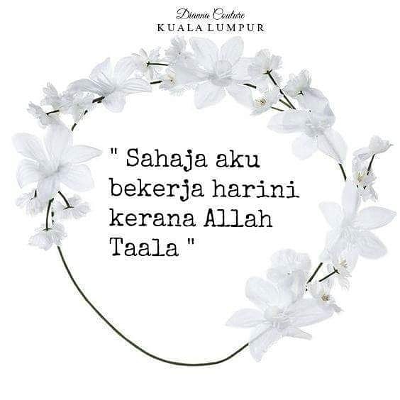 Shawl Cantik Dianna Assalammualaikum Jom Pasang Niat Sebelum Pergi Kerja Sahaja Aku Bekerja Dan Berniaga Kerana Allah Pekerjaanku Adalah Ibadahku Aaminn Yabaari Facebook