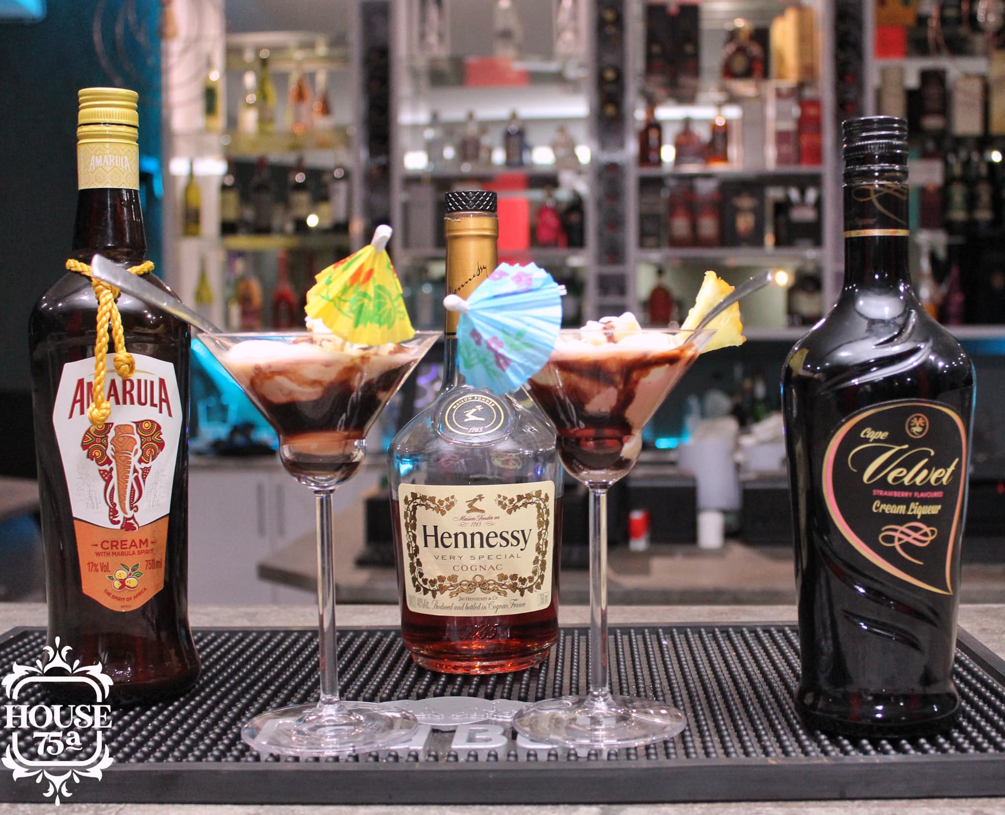 hennybomb with Hennessy ,Amarula with Cape velvet R60