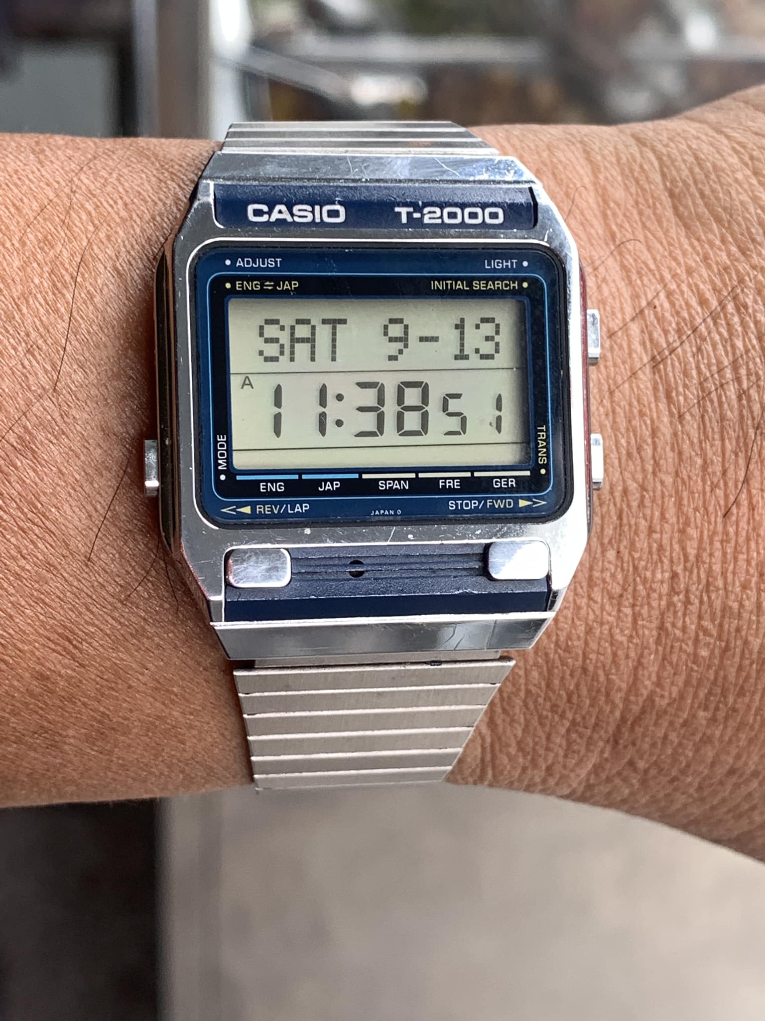 Casio CASIO T-2000 LIGHT ADJUST ENG=JAP JAP ENG INITIAL