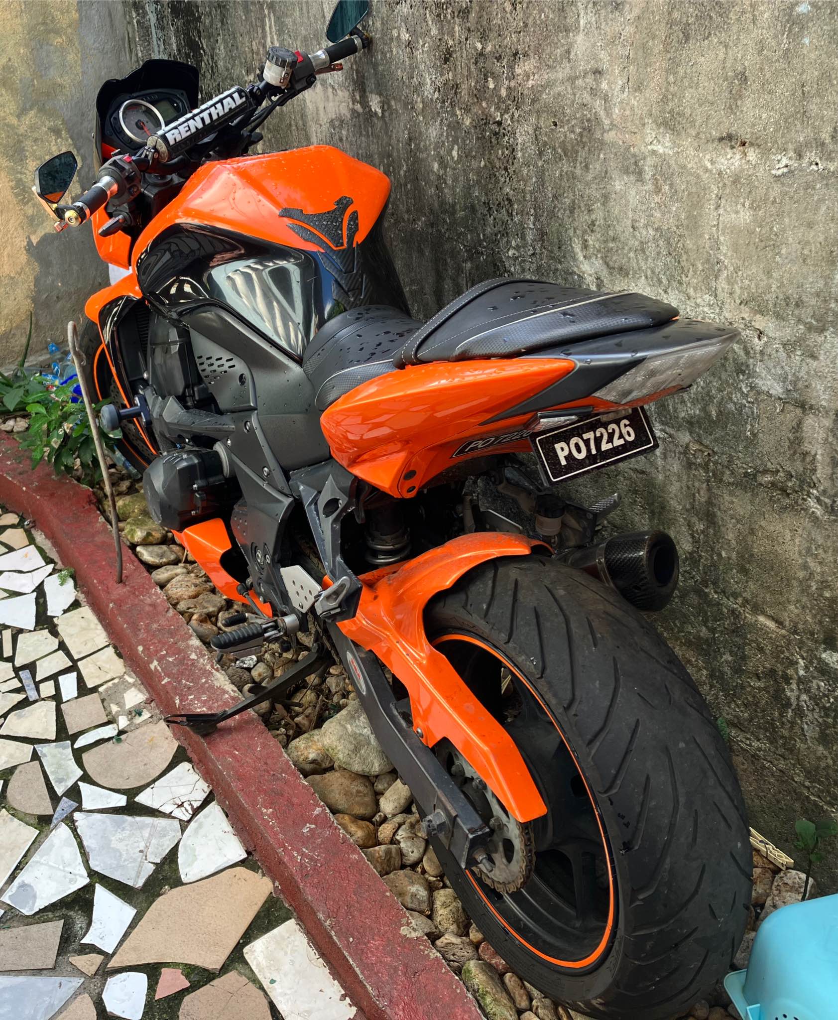 Kawasaki ZX7 with 750 triple engine for sale