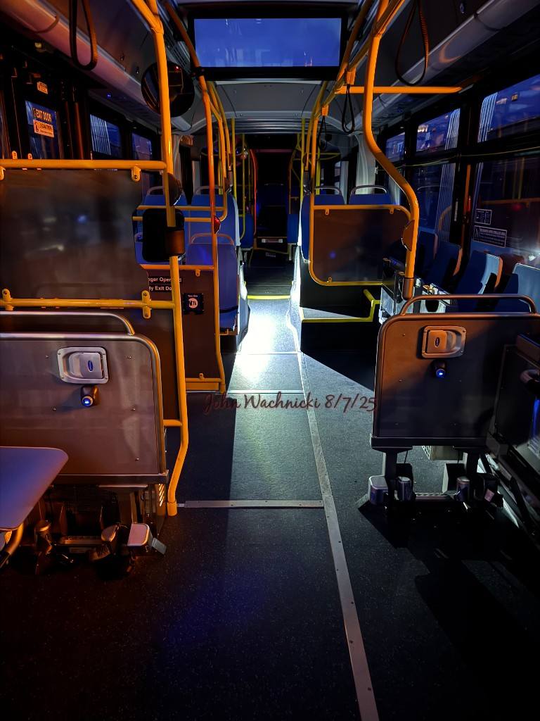New Flyer XE60 bus interior photos