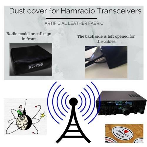 Dust covers for ham radio transceivers