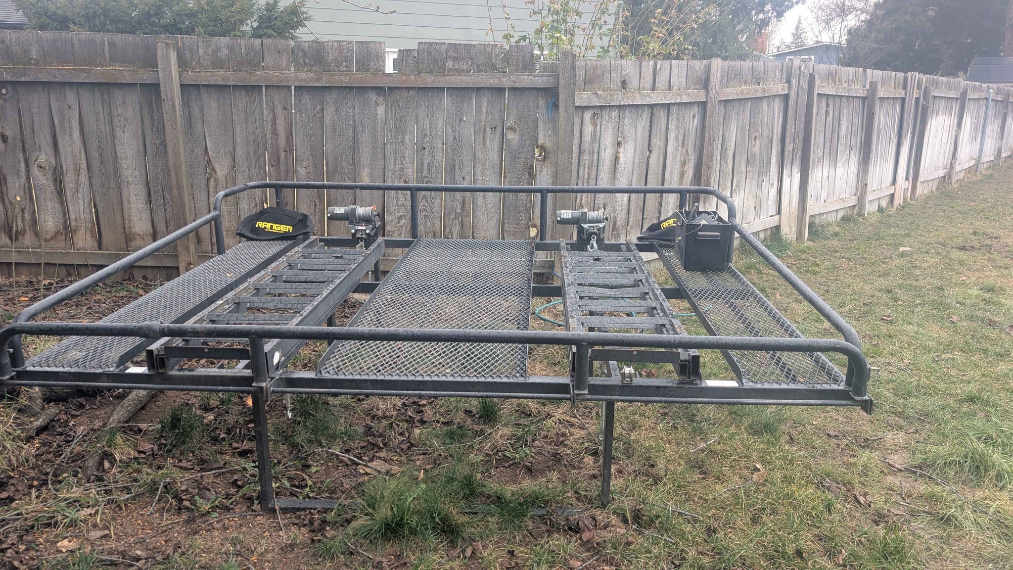ATV Rack with Dual Wireless Winches - ATVs & UTVs - Boise, Idaho ...