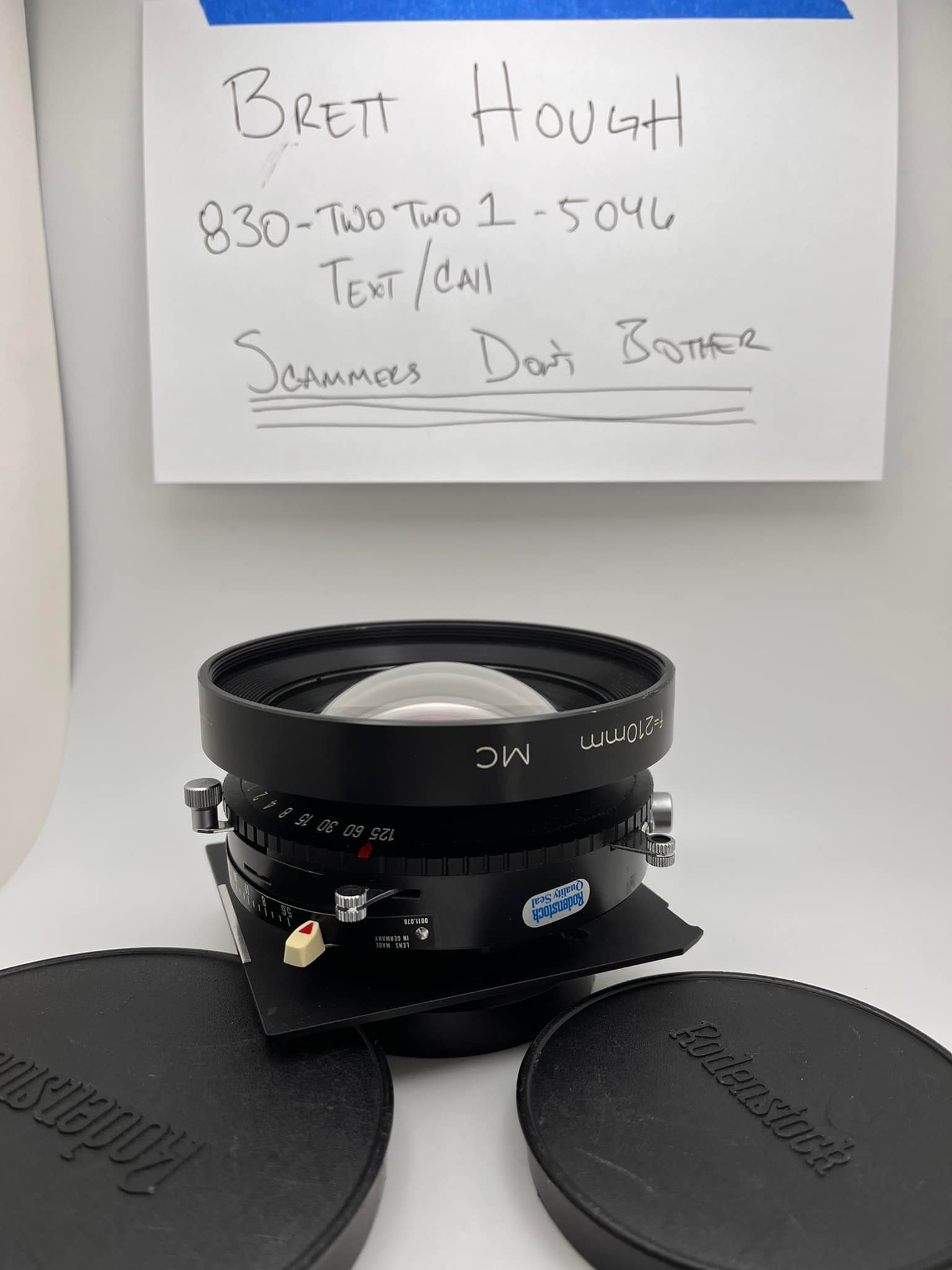 Caltar type-s 150mm f5.6 & caltar ii-n 210mm ff5.6 mc