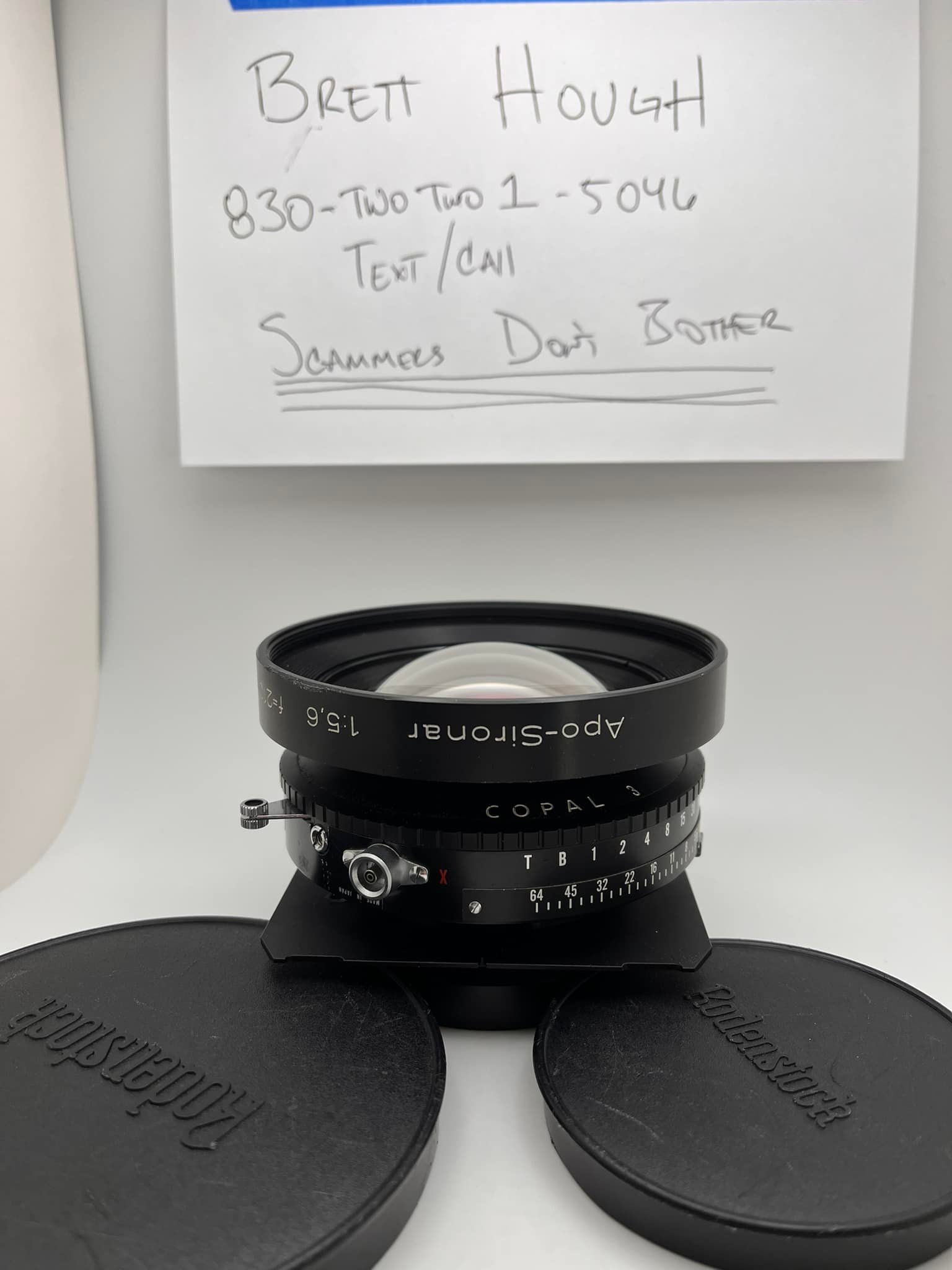 Caltar type-s 150mm f5.6 & caltar ii-n 210mm ff5.6 mc
