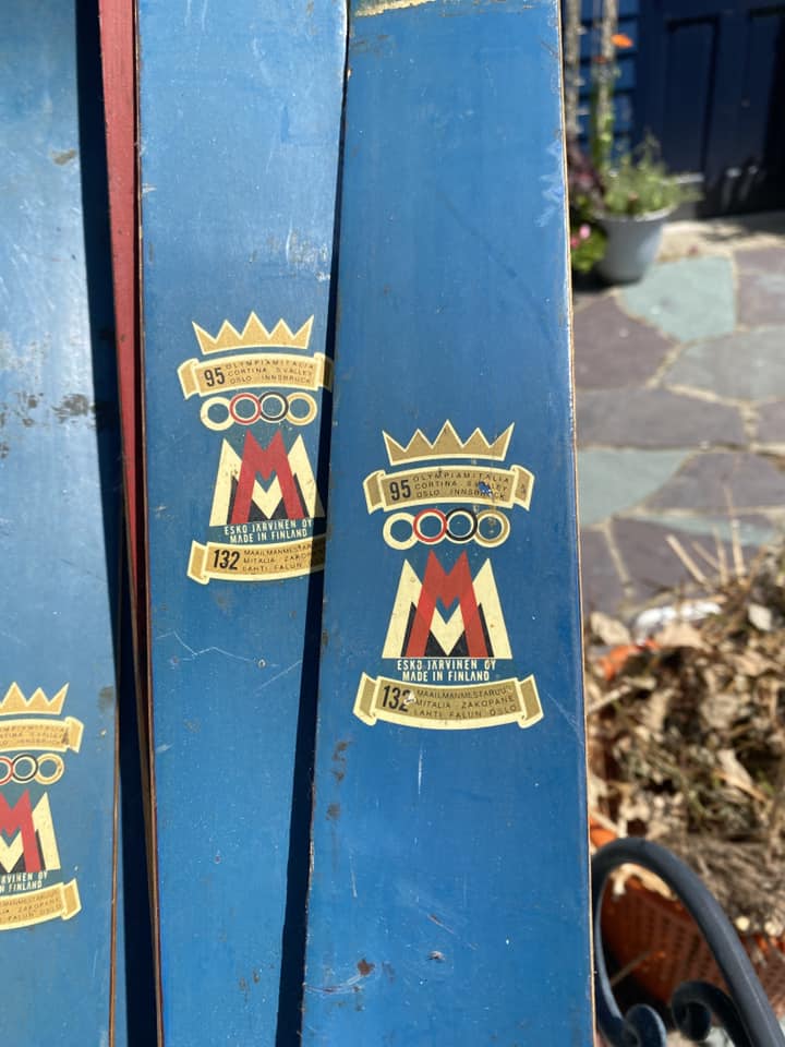 Jarvinen skis, 1960's. Used by our family at Von Trapp trails in