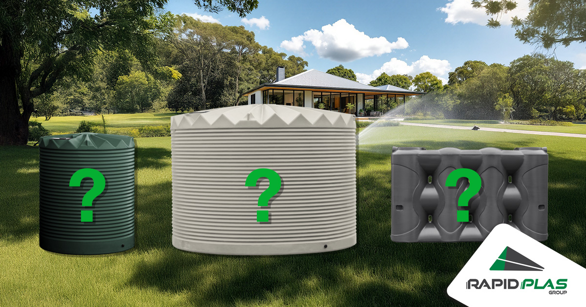 Picture Idea: Rapid Choosing The Right Rainwater Tank Size What S Best