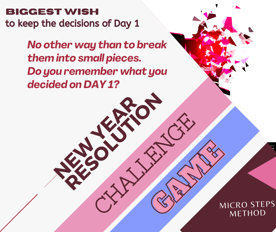 NEW YEAR RESOLUTION C H A L L E N G E 