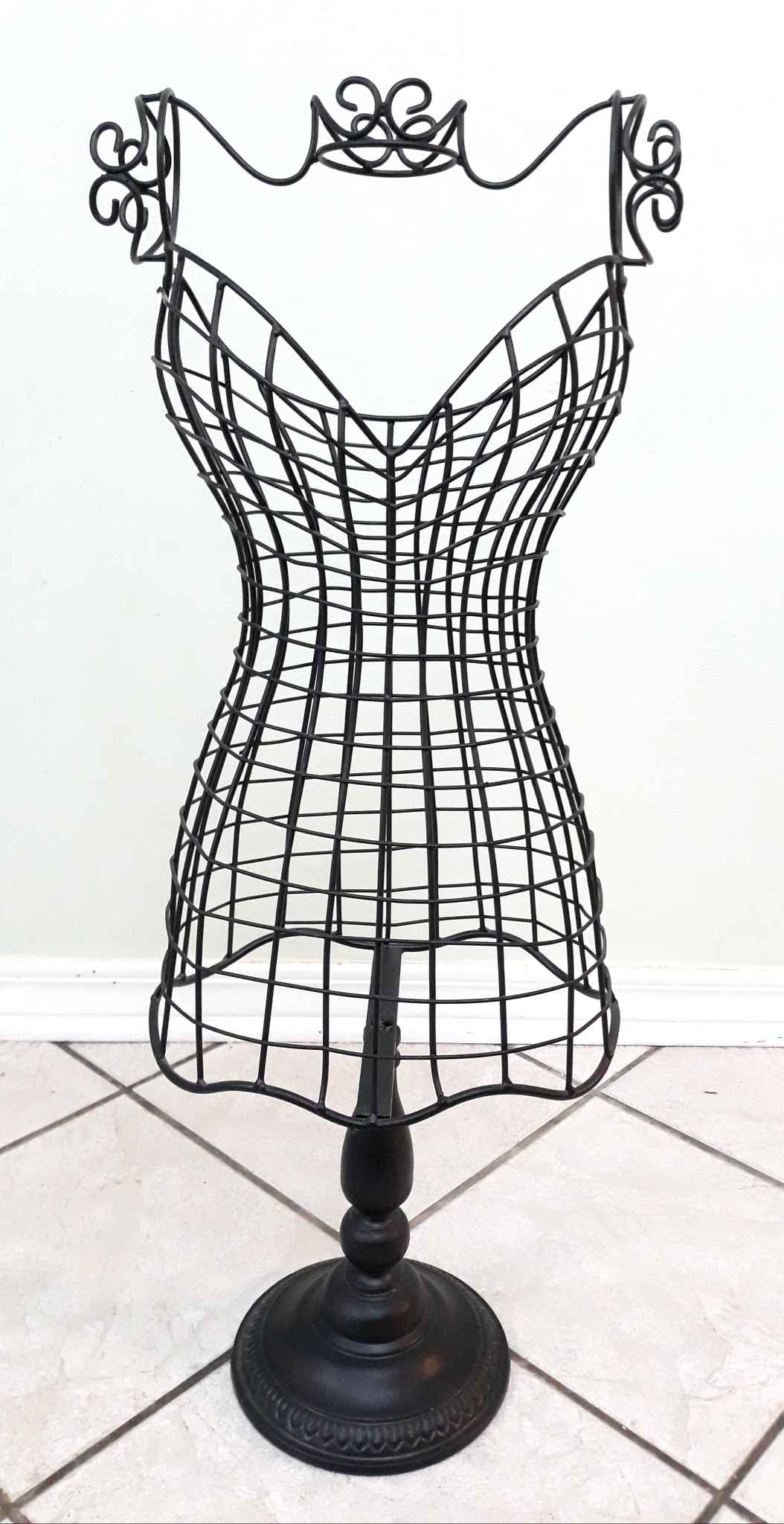 metal dress form Black Adjustable Wire Frame Stand, Freestanding Manne  MyGift Rose Goden /Gun Black Size BHD BEAUTY Metal Mannequin Dress