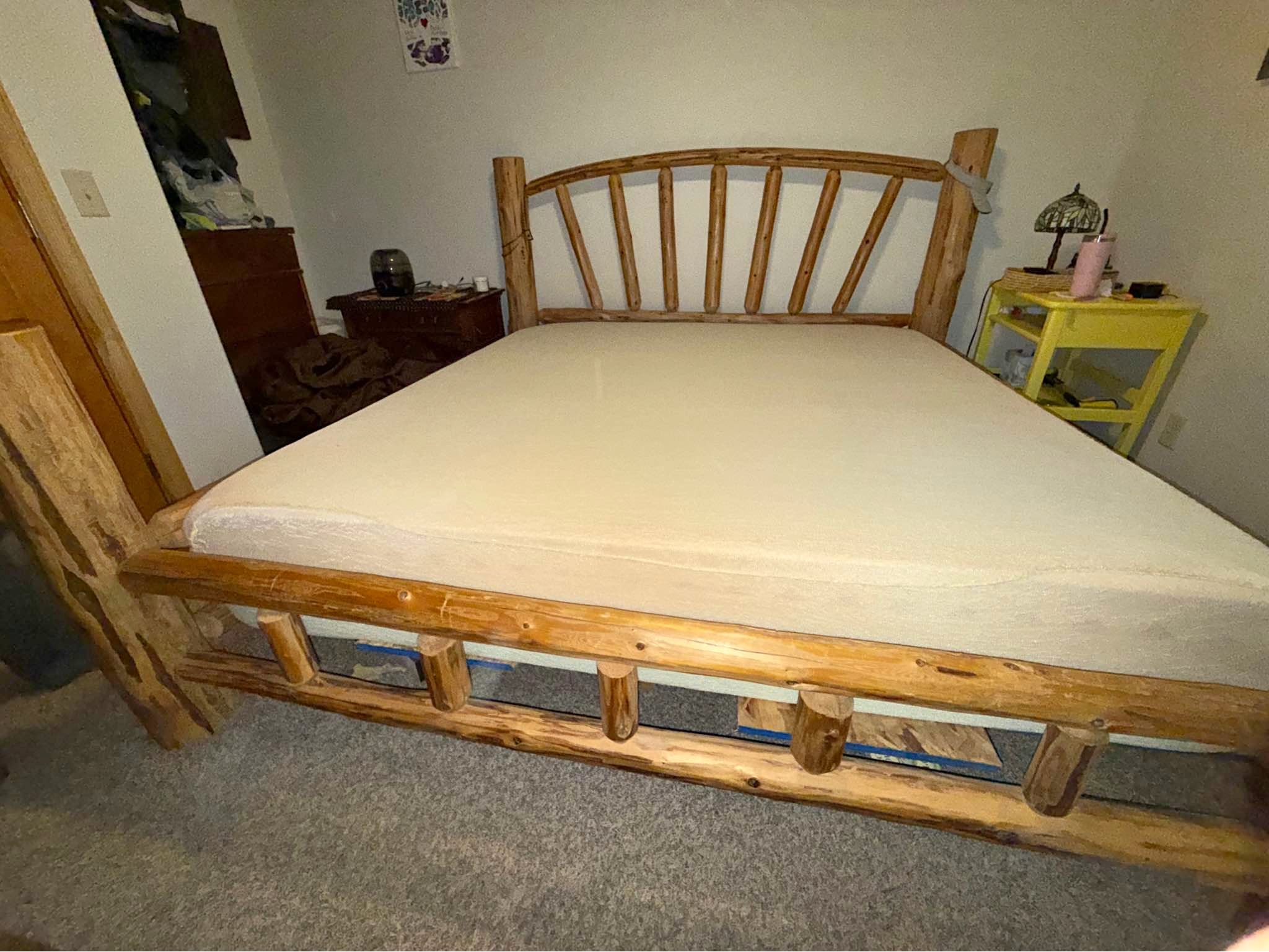 Queen log bed frame - Beds & Bed Frames - Abrams, Wisconsin | Facebook ...