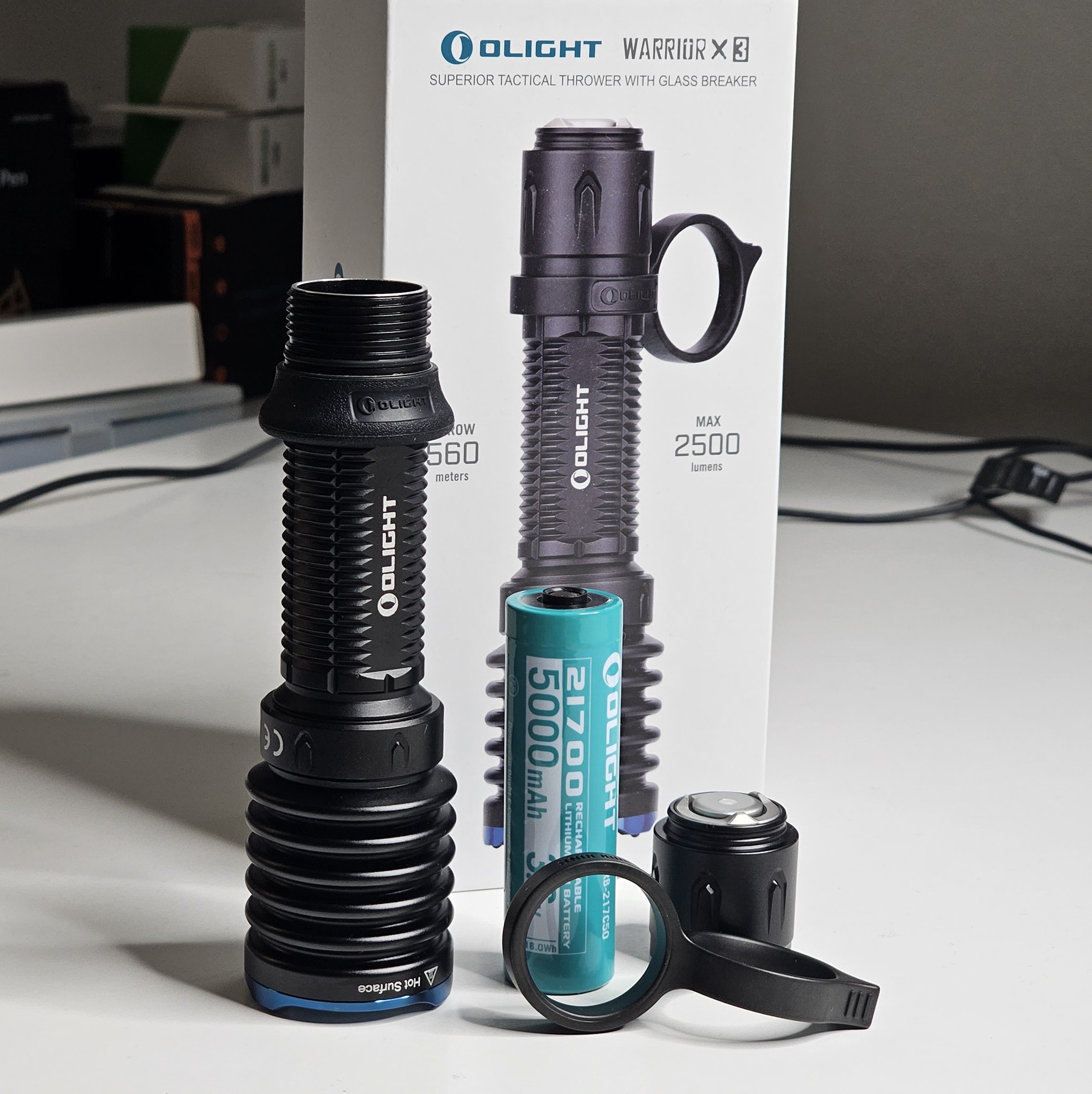 is there a more powerful flashlight than olight x9r marauder Brightest The Olight X9R is an outstanding flashlight that boasts some impressive features Olight X9R Marauder Variable-Output Rechargeable