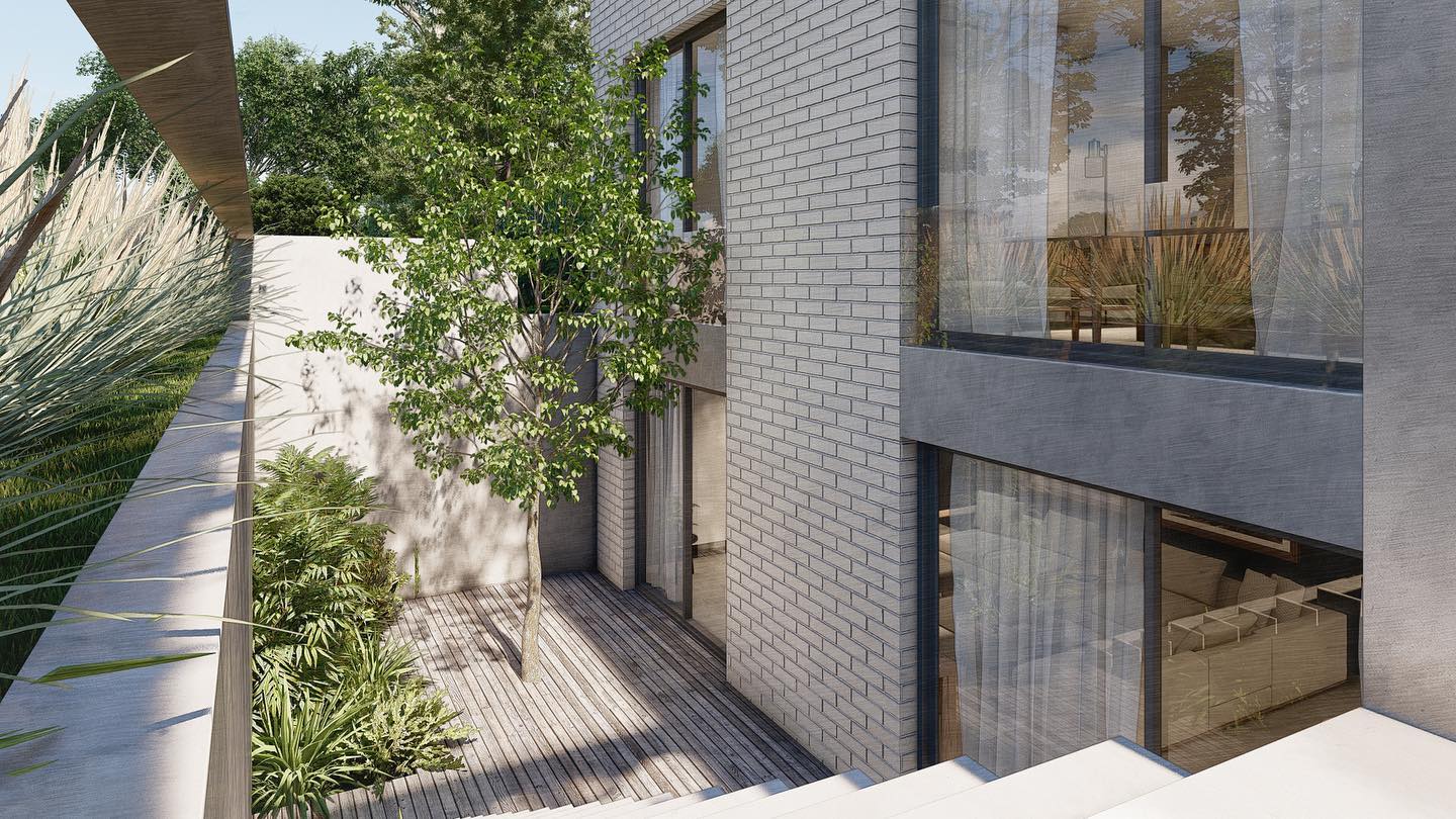 CASA MAYLING 🍁 • Patio Inglés... - Lucas Mc Lean Arquitecto
