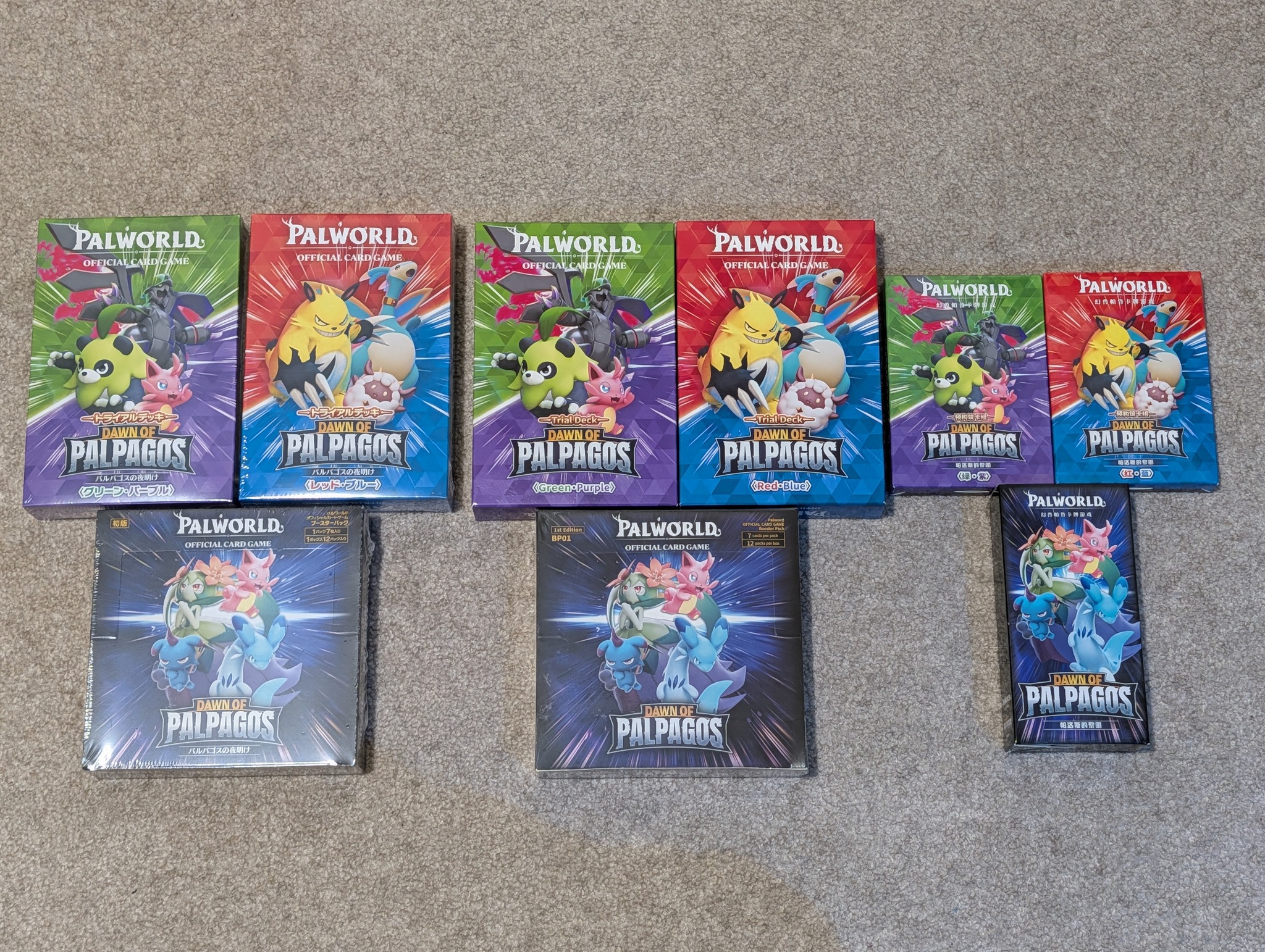 🎉 **FINALLY COMPLETED MY SEALED SET OF ALL 3 LANGUAGE VERSIONS OF