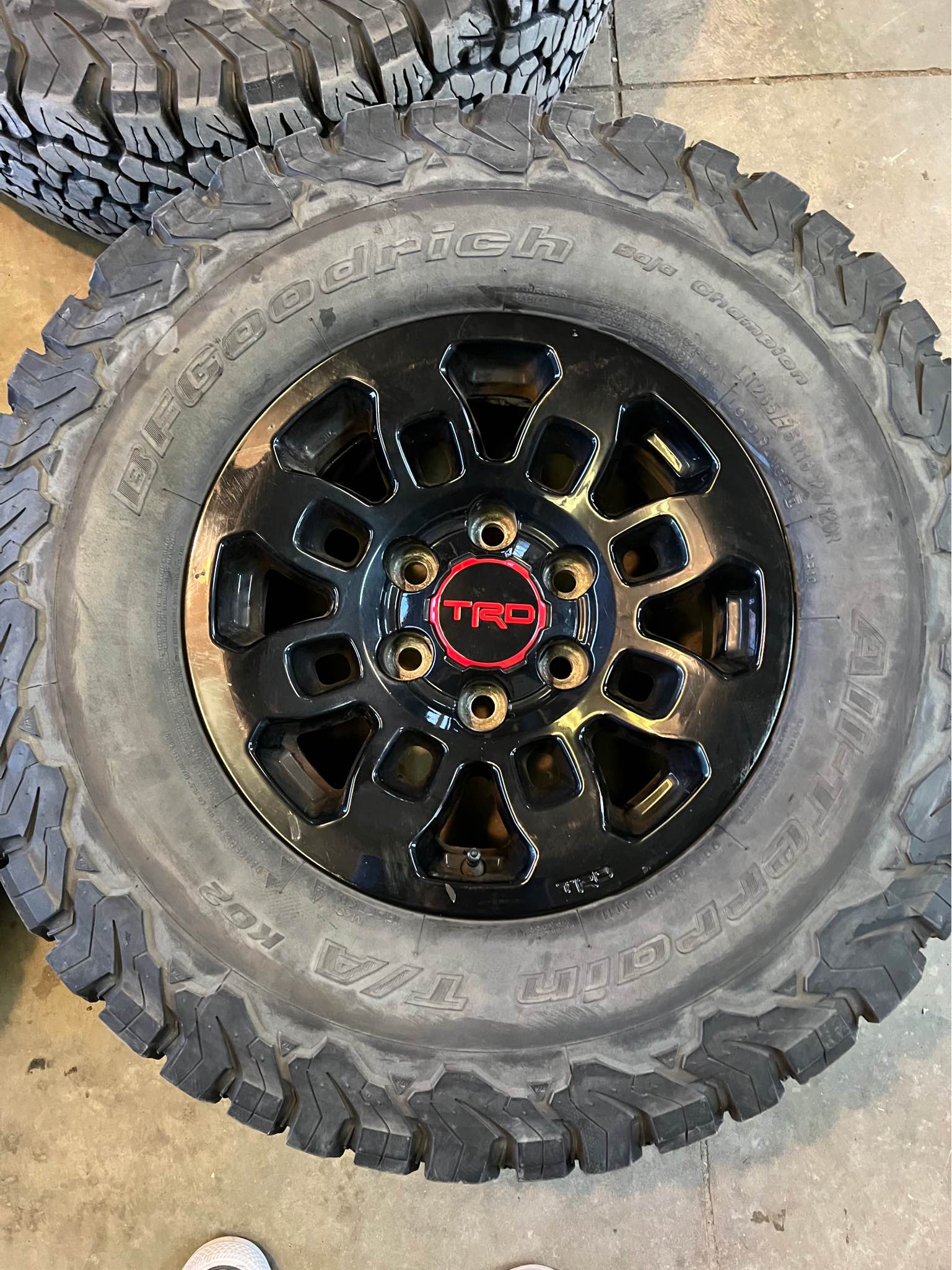 Toyota TRD wheels and tires * please read the description * - Car ...