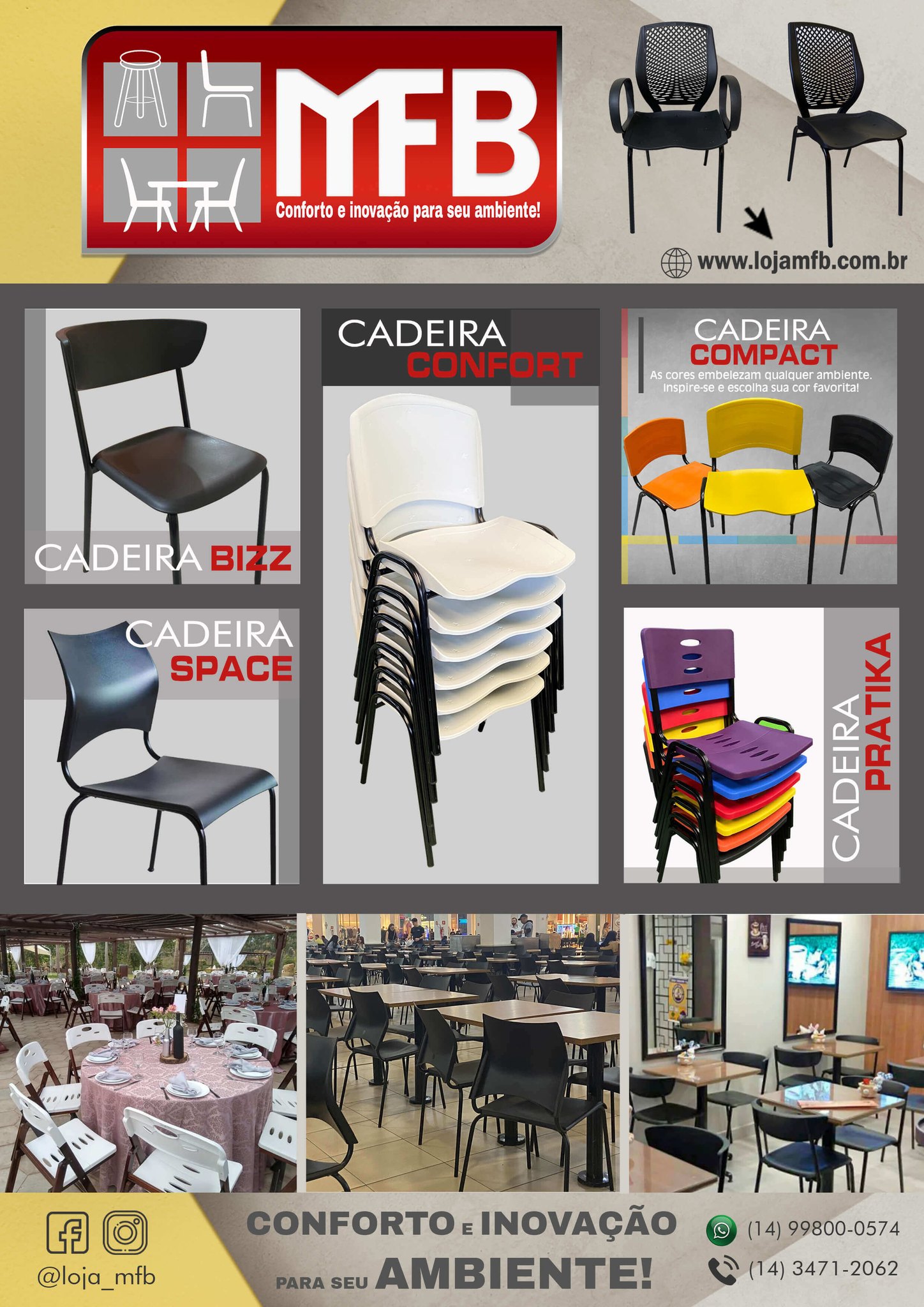 Soluções para restaurantes. | Que tal inovar nas MESAS e CADEIRAS e ...