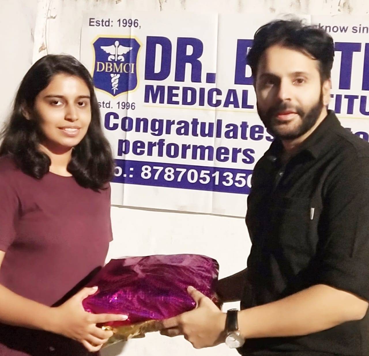 DBMCI Egurukul - Our hearty Congratulations to Dr. Akanksha Agarwal for ...