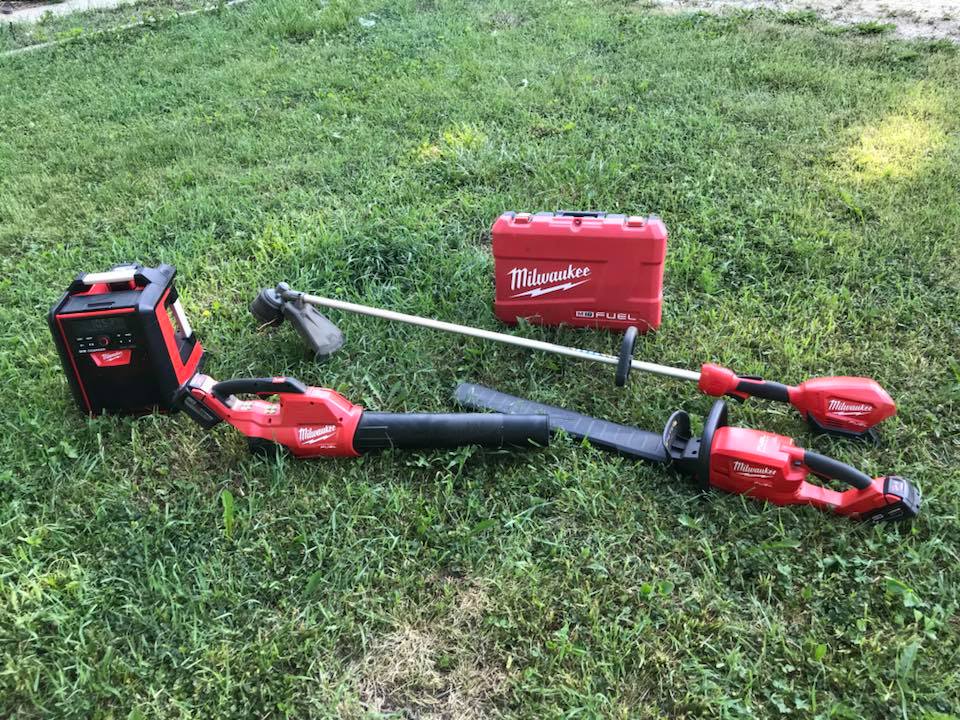 Milwaukee M12 FUEL 8 In. 12V Lithium-Ion Brushless Cordless Battery Hedge Trimmer W M12 Fuel 6 In Hatchet Pruning Saw 2 Tool 2533 20 2527 20