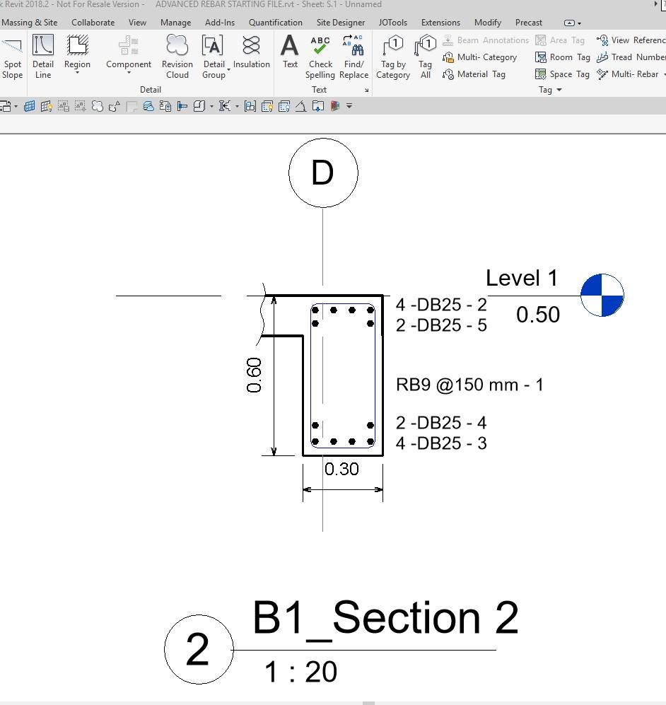 Day 1...Revit Structure...Bar Cutting... - BIM Revit Thailand