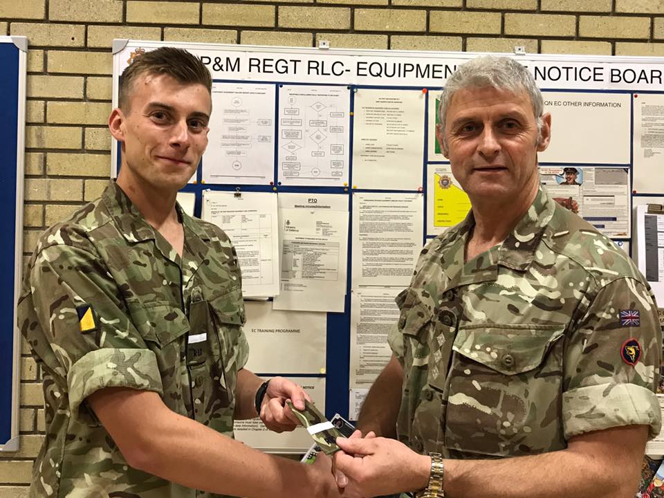 Last night, Captain... - 165 Port and Maritime Regiment RLC