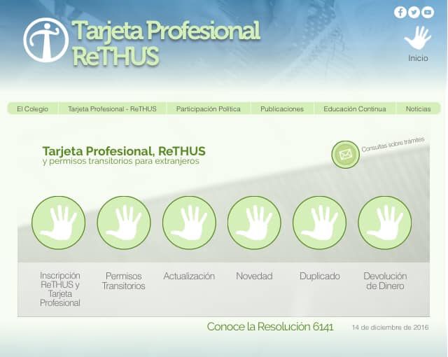 Colegio Colombiano de Terapia Ocupacional - ¿Ya tienes tu tarjeta ...