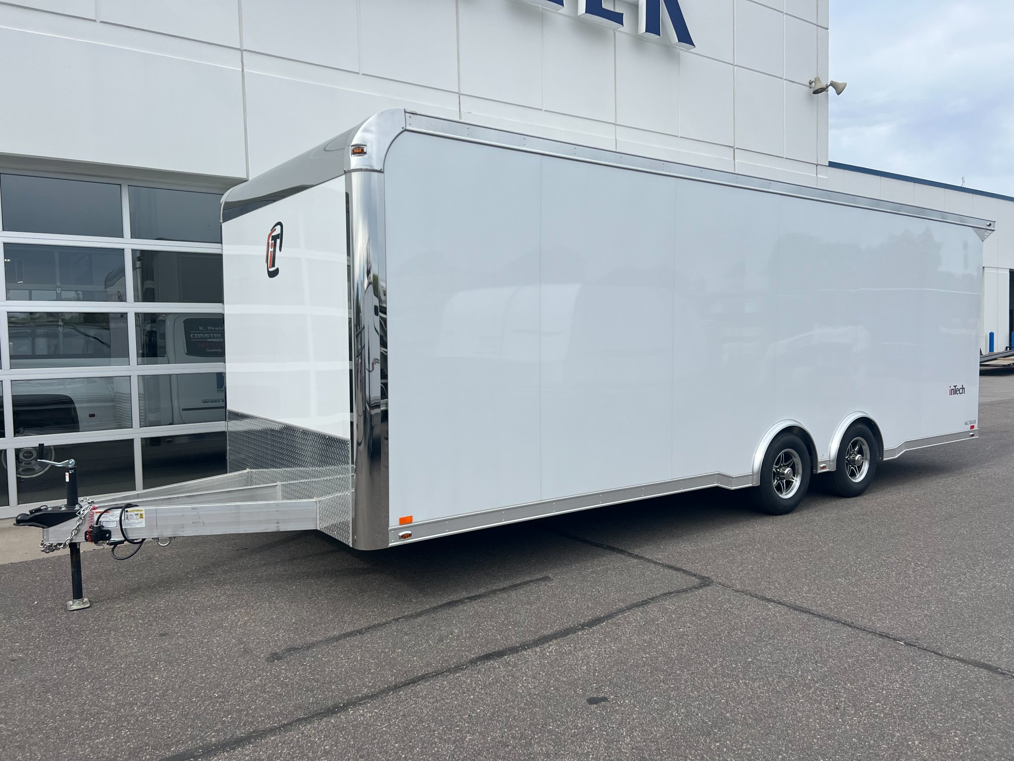 2026 InTech new! 8.5x24 contractor grade 8.5x24 aluminum enclosed cargo ...