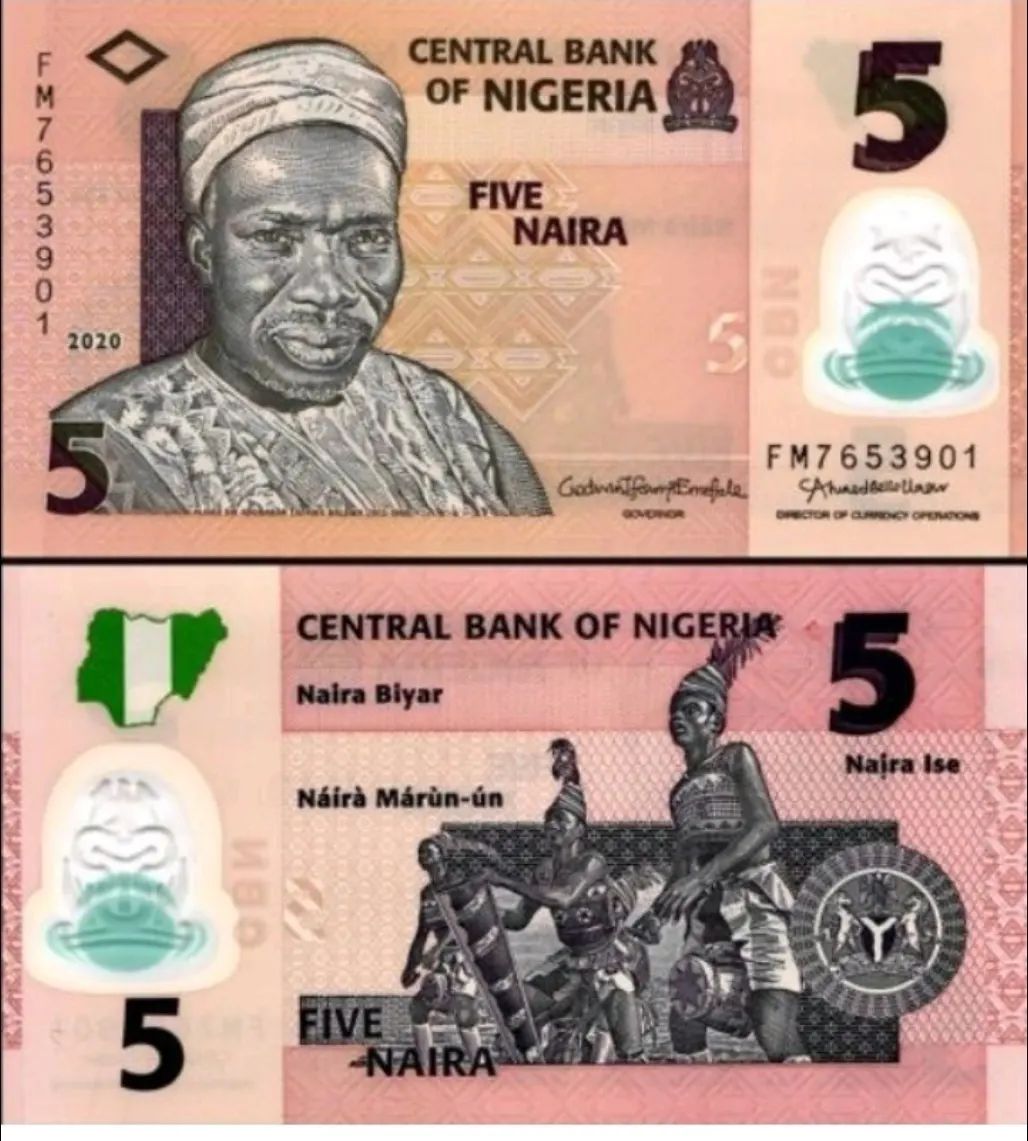TOP WORLD - The #5 note is the oldest note still in...