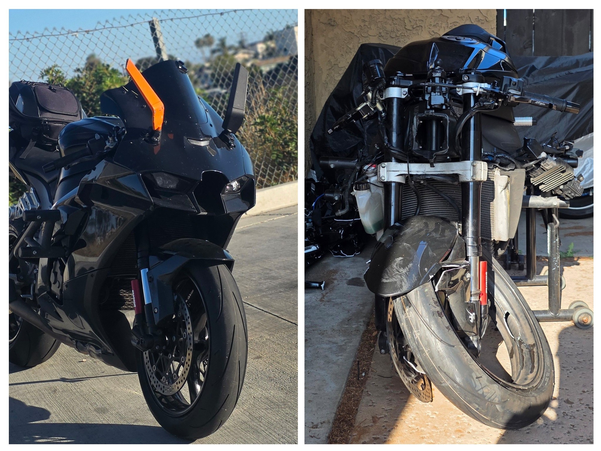 Who has 2006 Kawasaki zx10r parts? Gas tank Radiator Rear sets