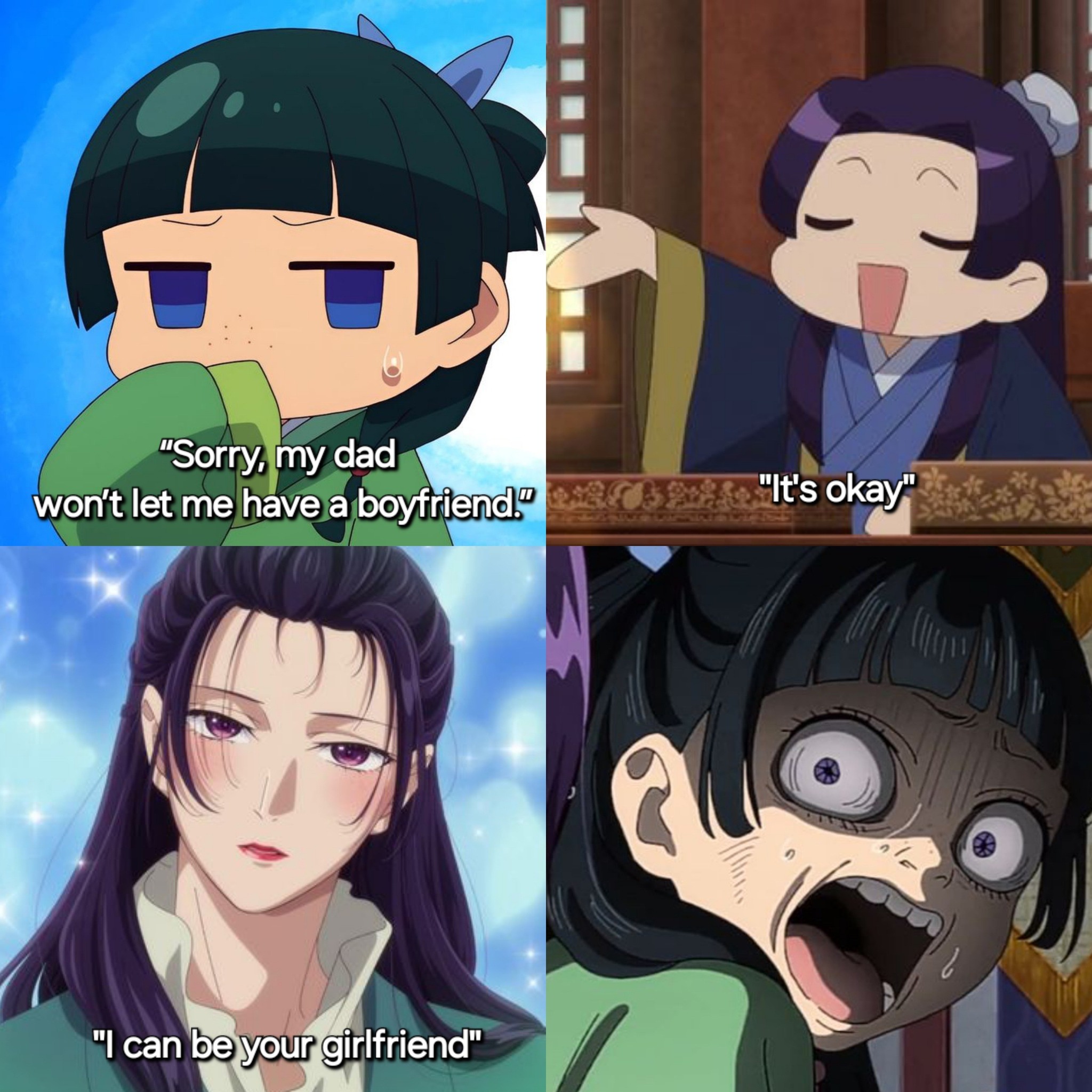 The Apothecary Diaries | Manga & Anime Posting | Problem solved 😂 ...