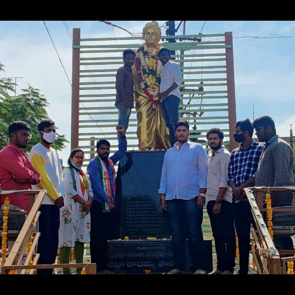 Rangareddy NSUI - On the birth anniversary of Swami...