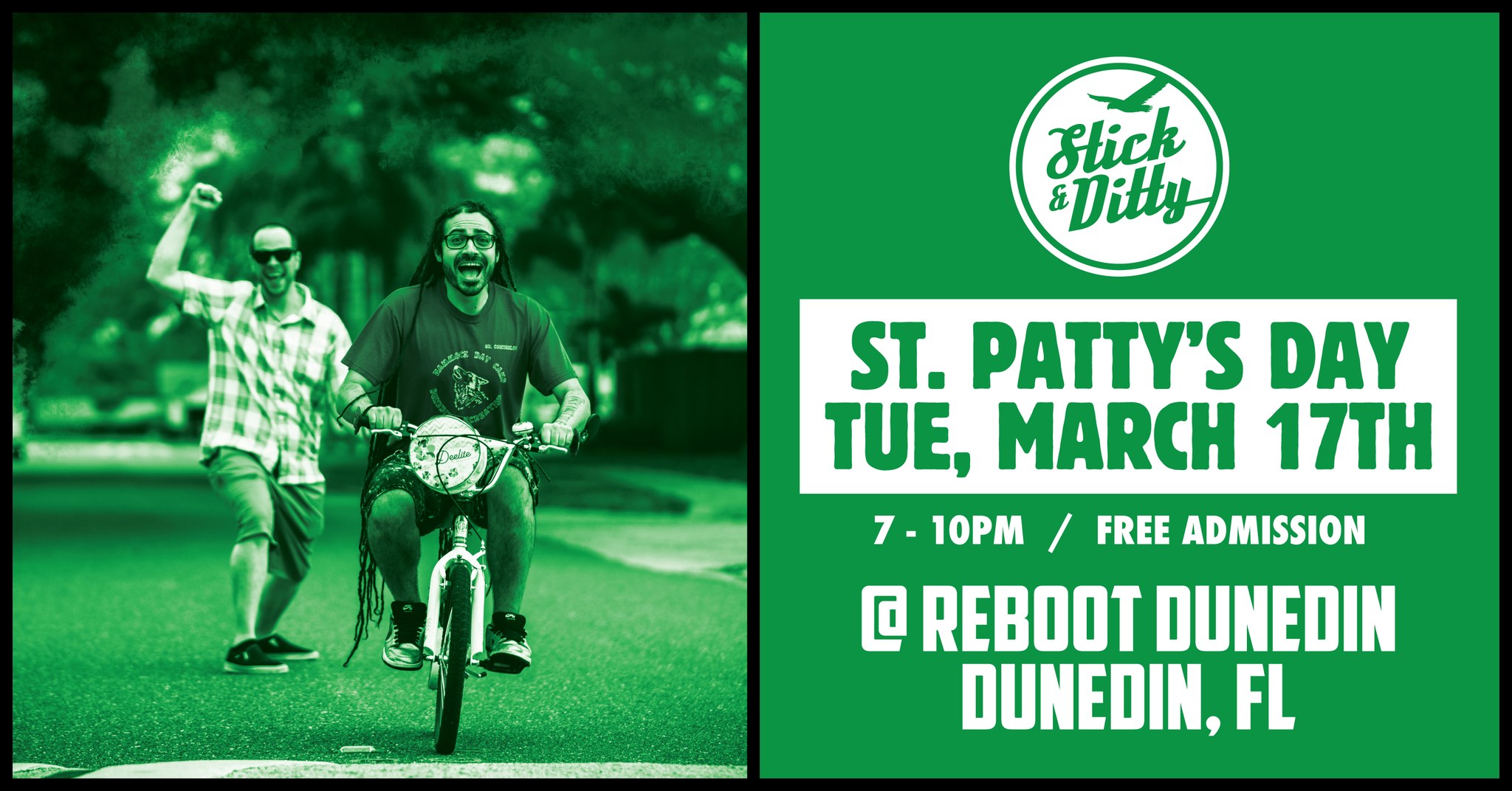 St. Patrick's Day w/ Stick & Ditty at Reboot Dunedin (Dunedin, FL) - 3 ...