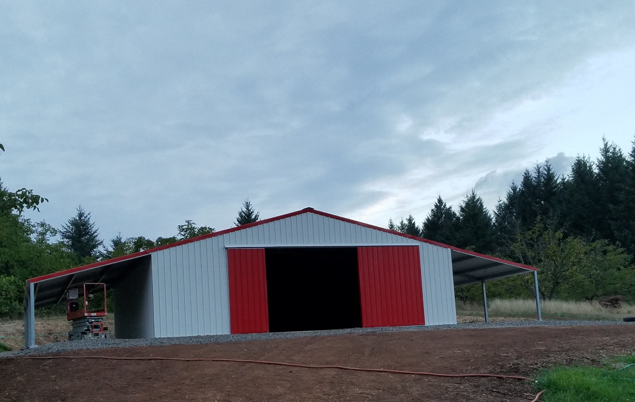 Universal Structures - Happy Customer Sent Us This Pic...Steel Building ...