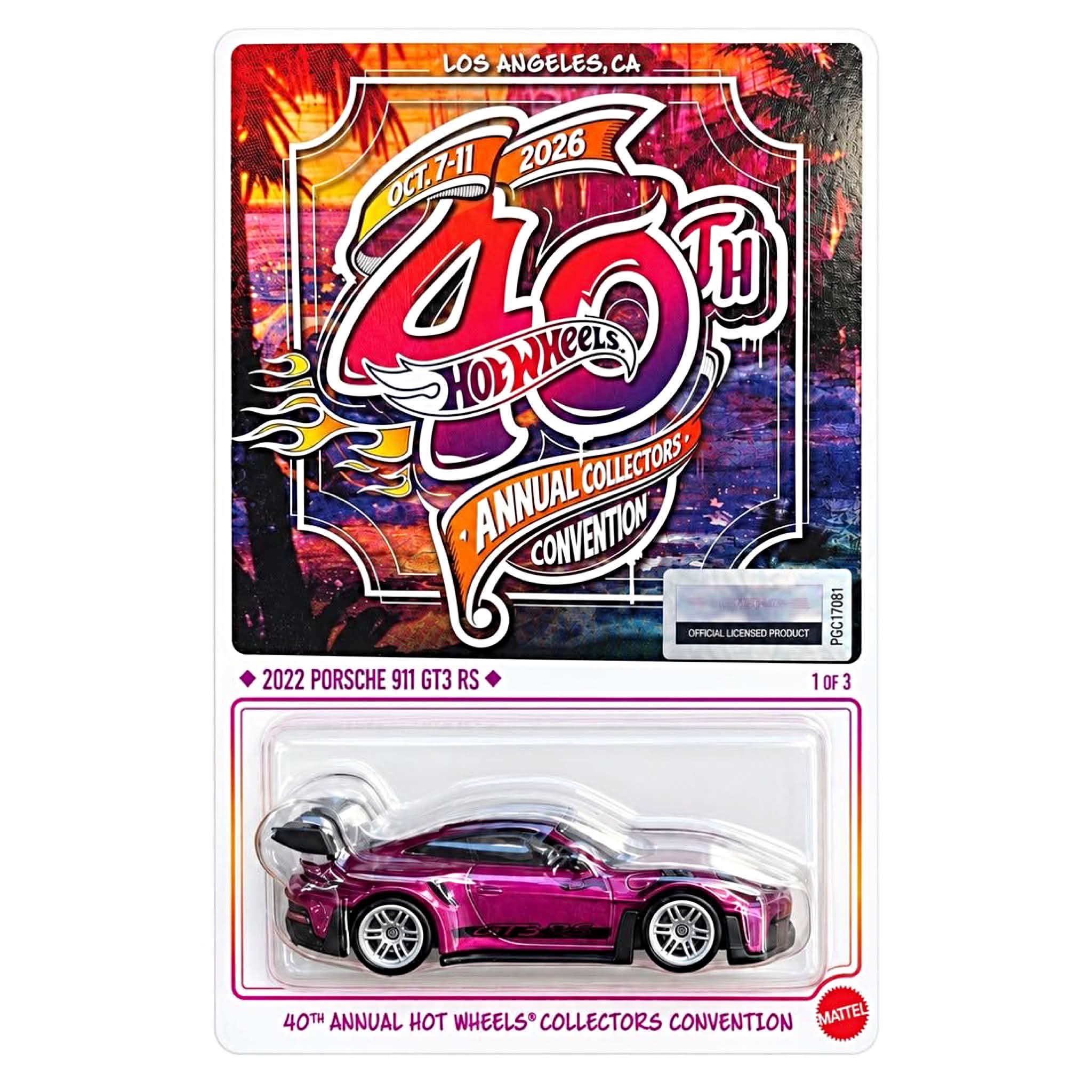 Hot Wheels 40th annual collectors convention Los Angeles 2026