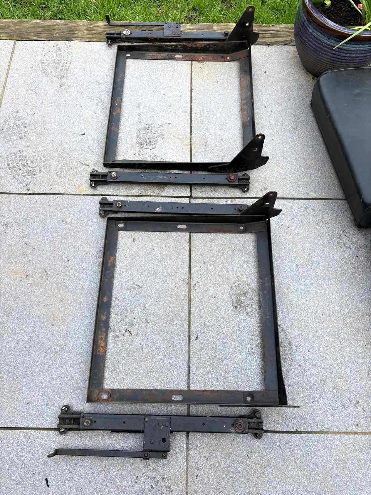 Land rover series adjustable seat Runners and frames and seats - Car ...
