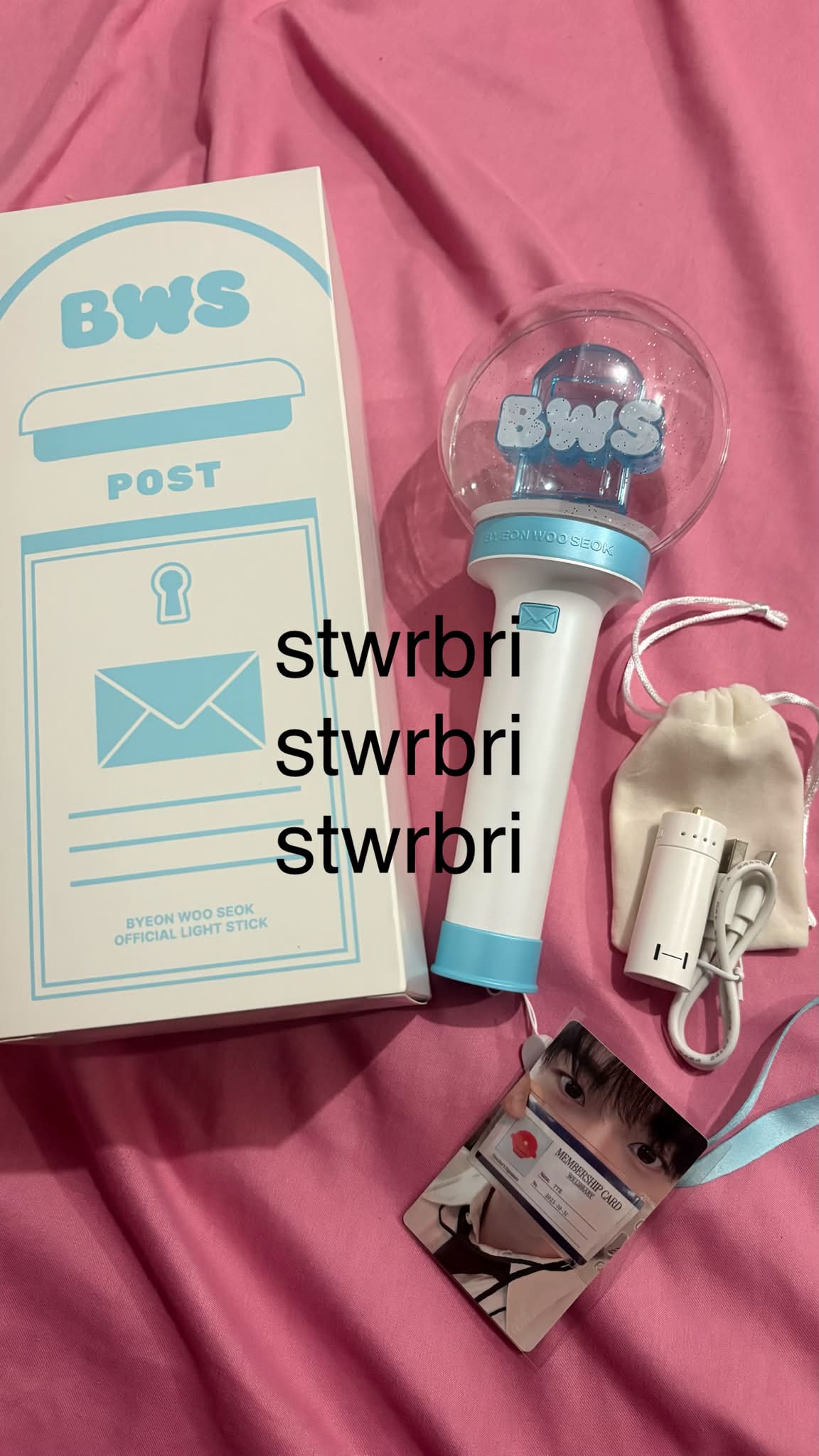 For sale: Byeon Woo Seok Light Stick (on-hand)