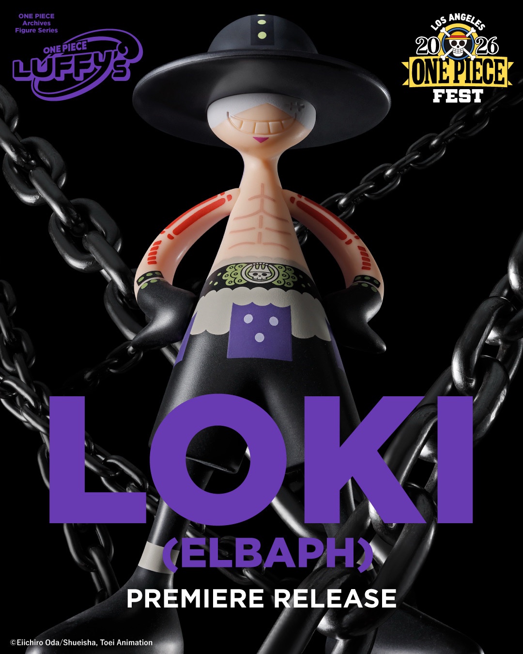 Loki Elbaph figure premieres at One Piece Fest 2026 Los Angeles