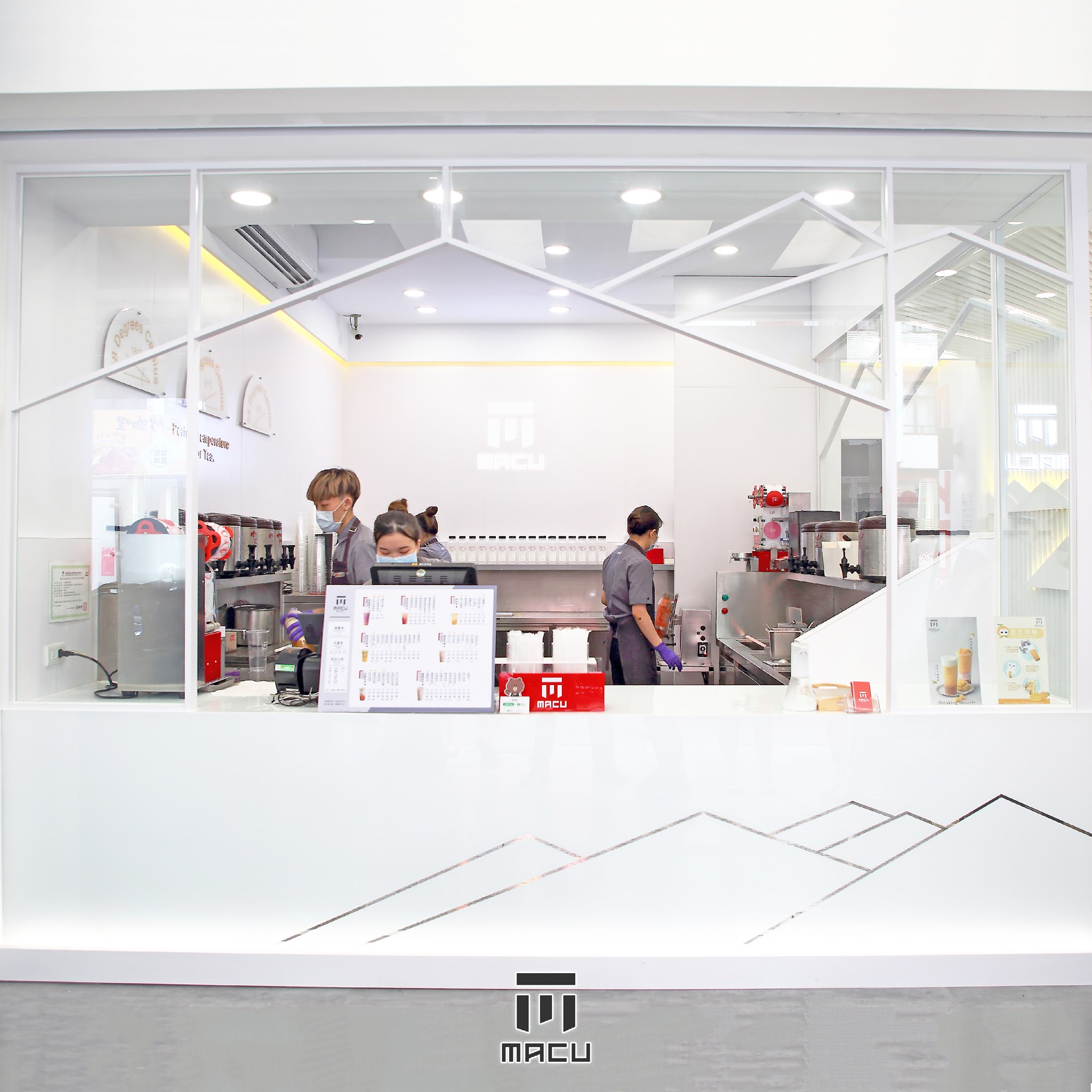 麻古茶坊 MACU TEA - 全新麻古三代店設計 在各地陸續開張啦💖 你來麻古打卡了嗎📸 超美山形怎麼拍都美麗 在招牌上、櫃台前、還有一旁的 ...