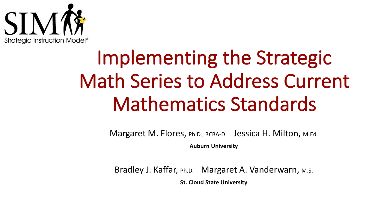 Strategic Math Series
