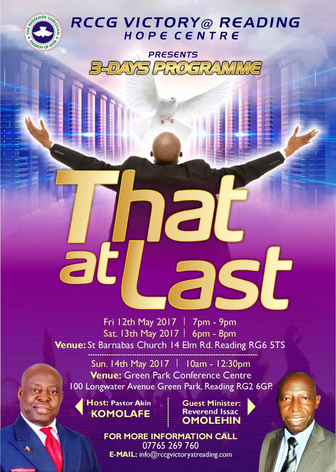 RCCG Victory at Reading
