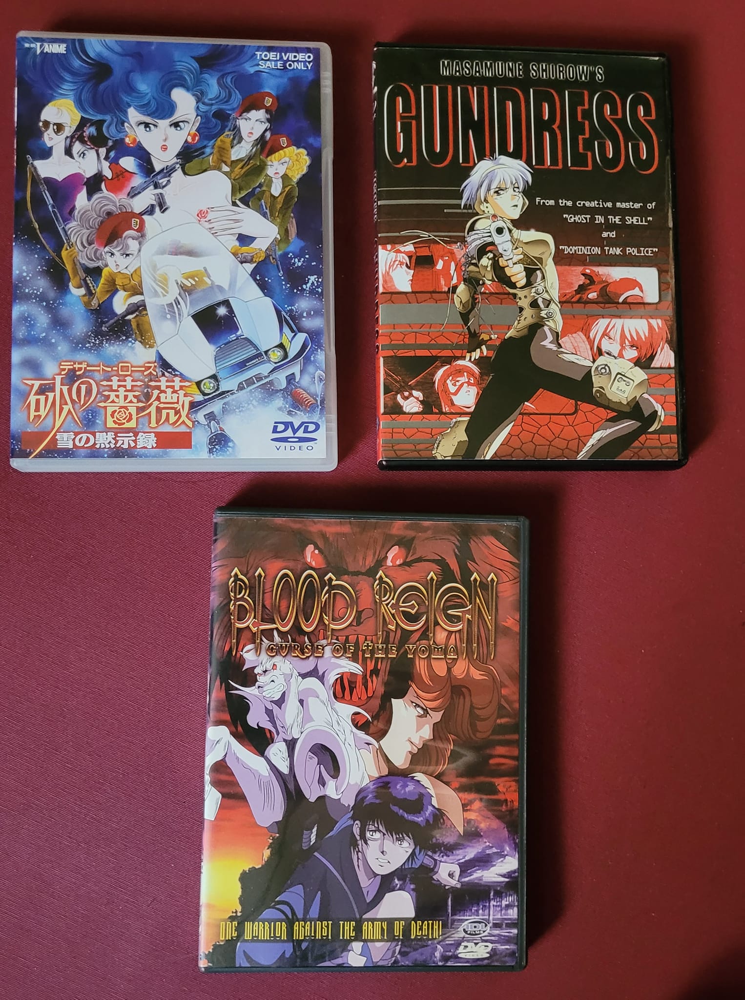 3 New Pickups for the collection ? Desert Rose (Japanese DVD 