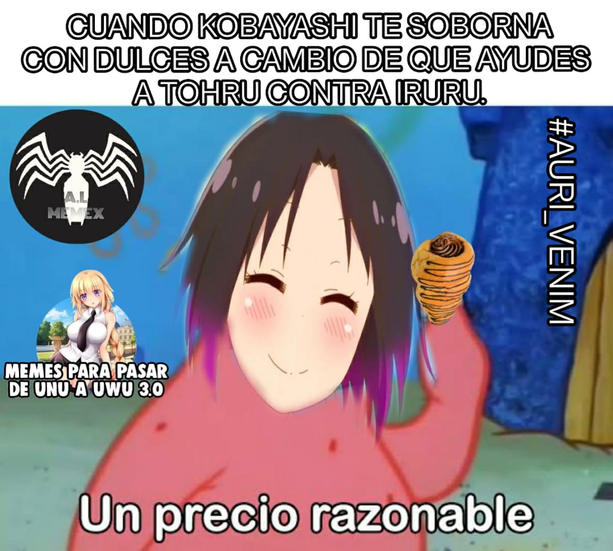 Le das un dulce y ella... - Memes para pasar de UnU a UwU 3.0 | Facebook